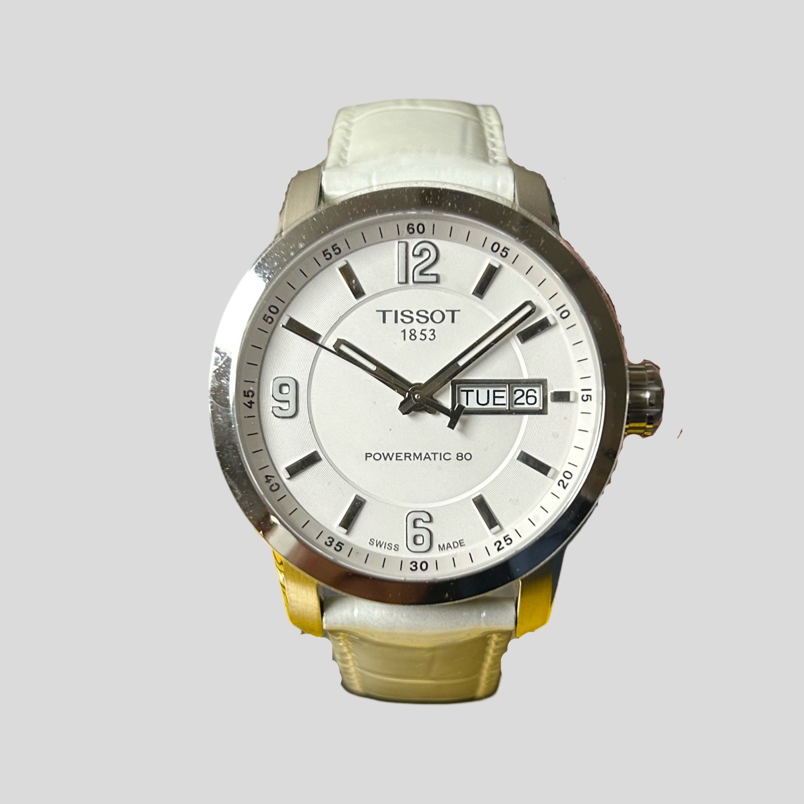 Tissot Men’s PRC 200 White Dial Automatic 39mm Watch T0554301601700