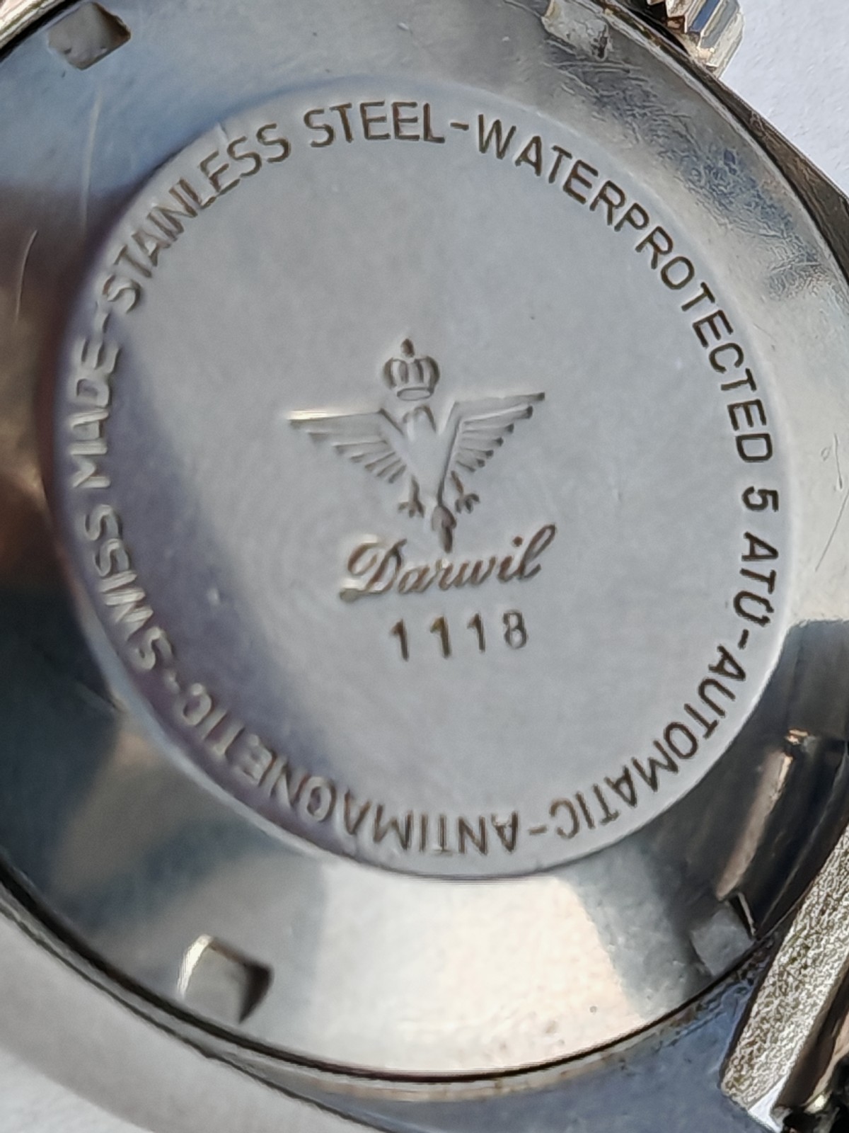 VINTAGE DARWIL GLOWING 73 AUTOMATIC CAL AGE 2788 WORKING PERFECTLY SWISS MADE