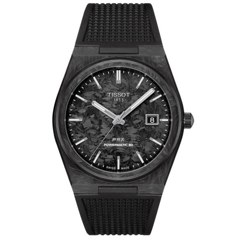 Tissot PRX Powermatic 80 Black Carbon 40MM Men’s Watch T137.907.97.201.00