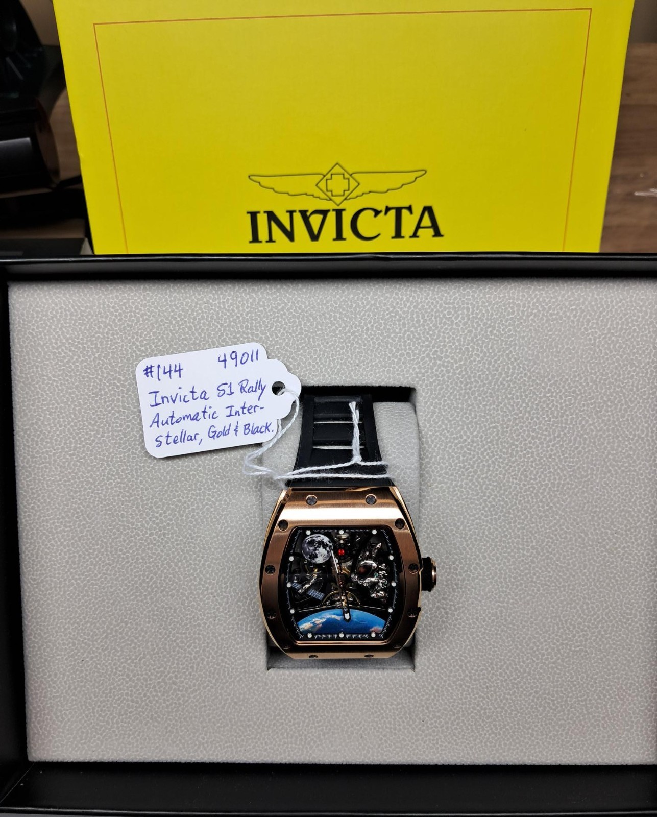 Invicta S1 Rally Interstellar Automatic Men’s Watch Black Strap (49011) – #144