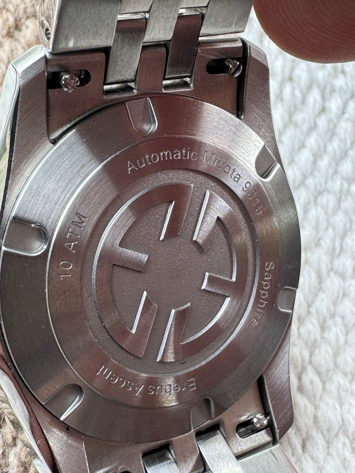 Erebus Ascent 36mm Automatic Watch Blue Fumé Dial