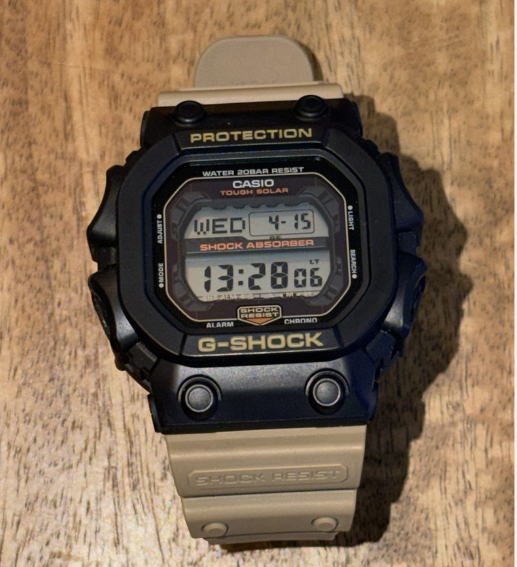 Casio G-SHOCK GX-56TU Digital Shock-Resistant Tough Solar Beige Black