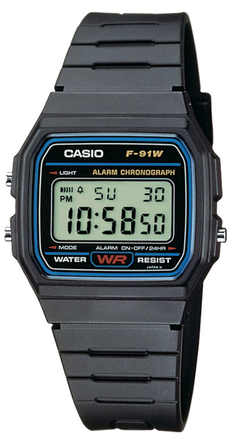Casio F-91W-1YER Resin Strap Digital Watch for Men