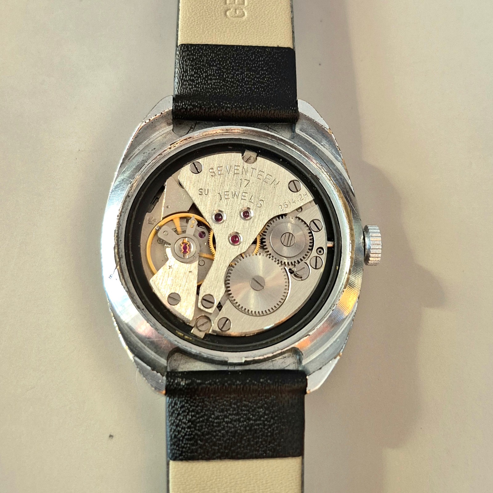 Vintage Poljot Olympic Moscow 1980 USSR Mechanical Watch 17 Jewels Soviet
