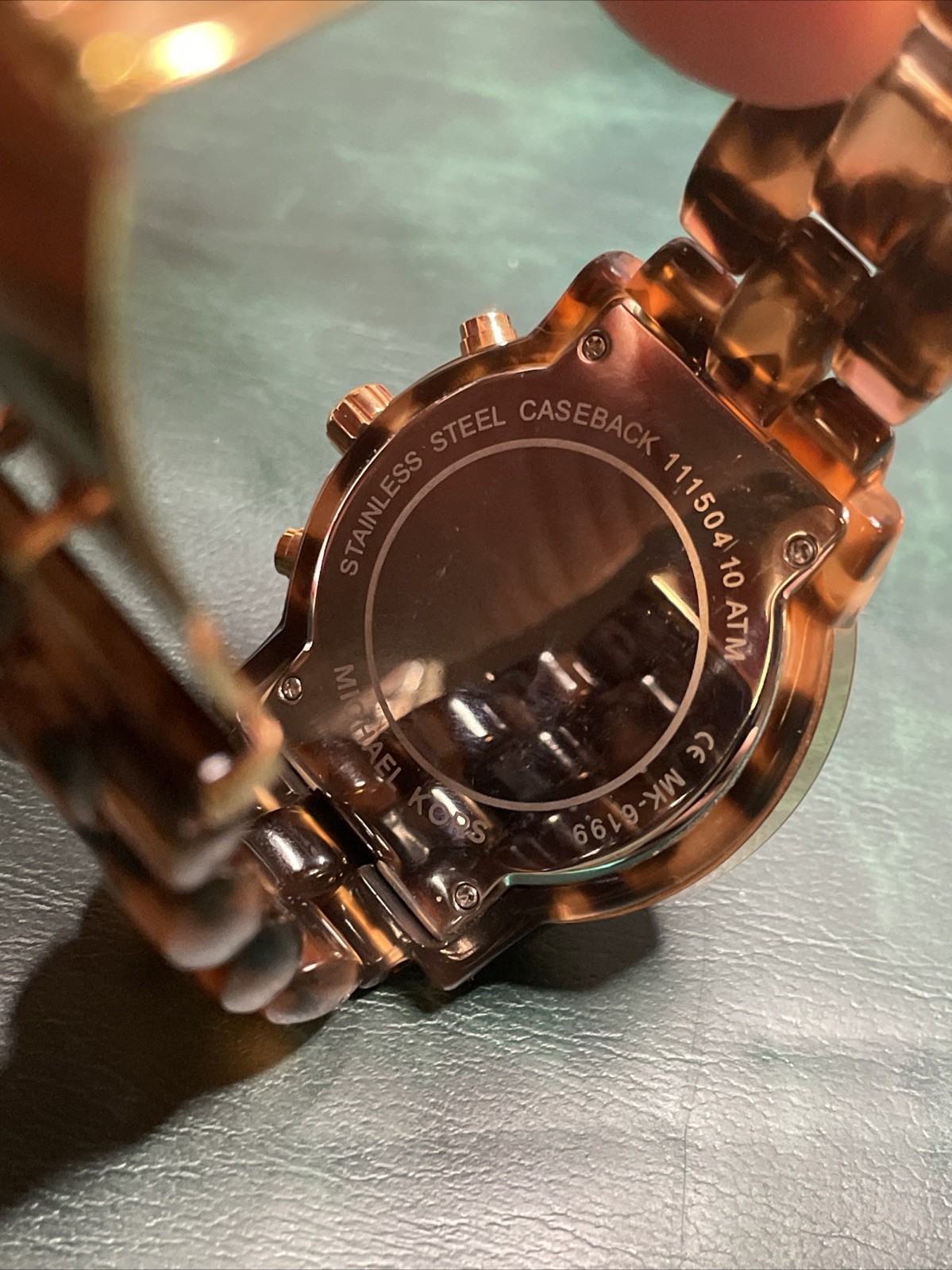 Michael Kors MK6199 Audrina Tortoise-Acetate and Rose Gold-Tone Watch 42MM