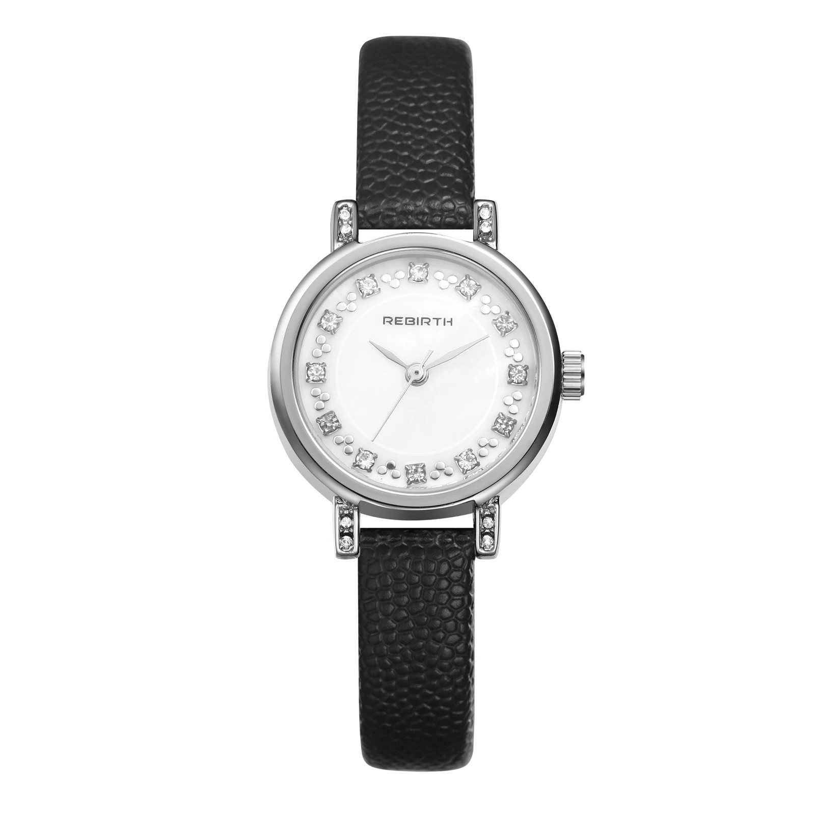 Lancardo Women’s Diamond Dial Quartz Watch Leather Strap 3ATM Waterproof