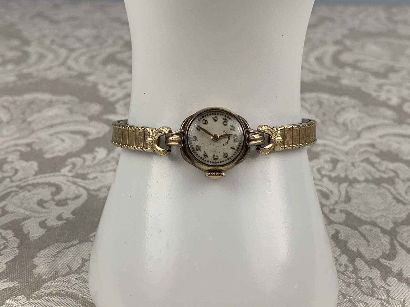 Vintage Ollendorff 10K Rolled Gold Plate Swiss Made Watch *Non-Working*
