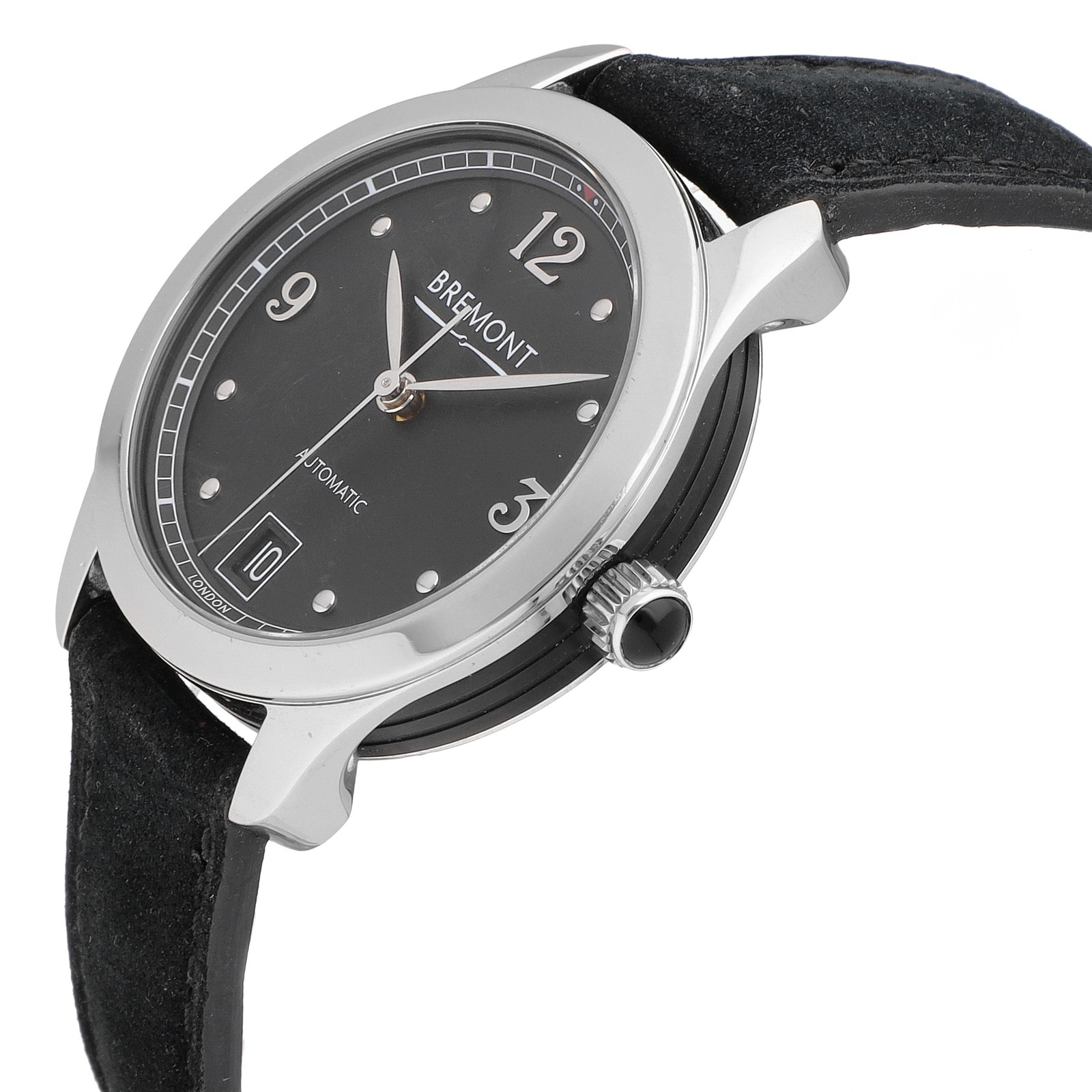 Bremont Solo 34 Black Dial Automatic 34mm Ladies Watch SOLO34-AJ-BK-R-S