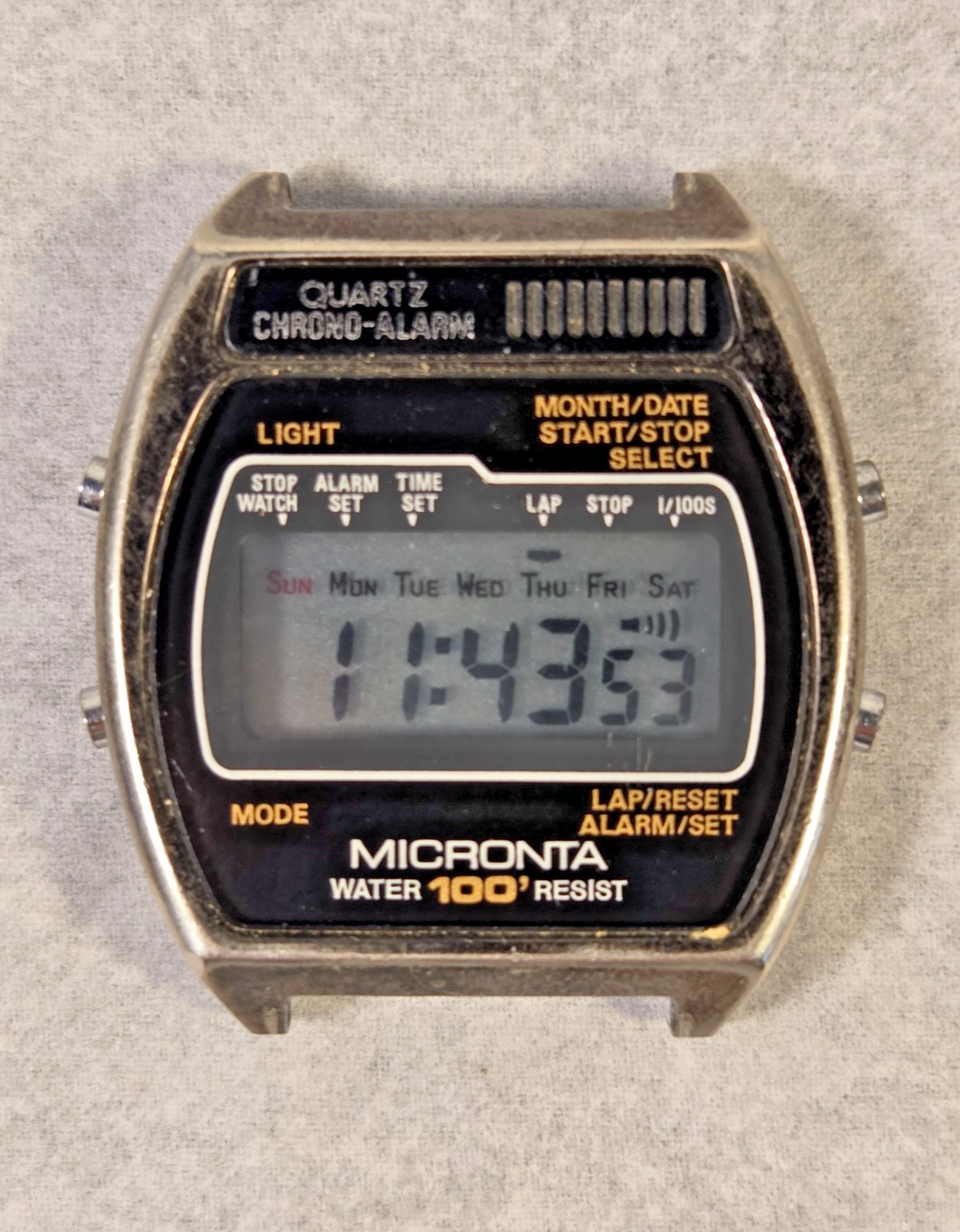 Vintage Micronta Digital Watch 80s RadioShack Chrono Alarm – New Battery – Works