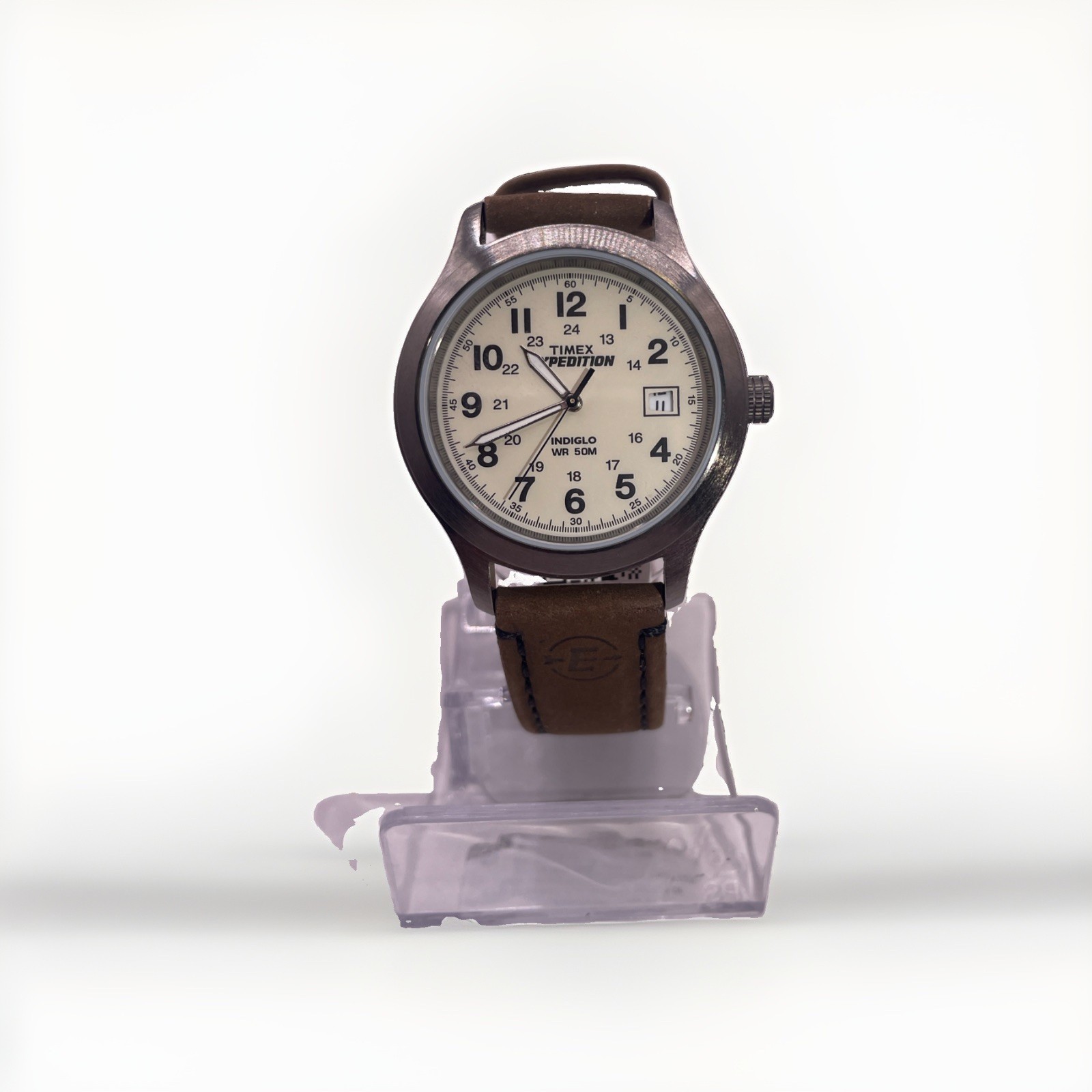 Timex Men’s Expedition Field Watch, Brown Strap, T49870 -NO Box
