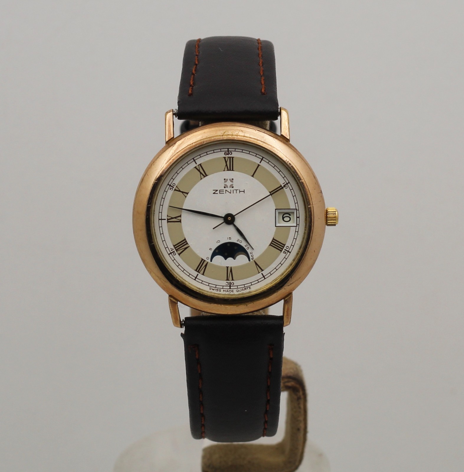 Zenith Moonphases Gold Plated Quartz 27-0020-208