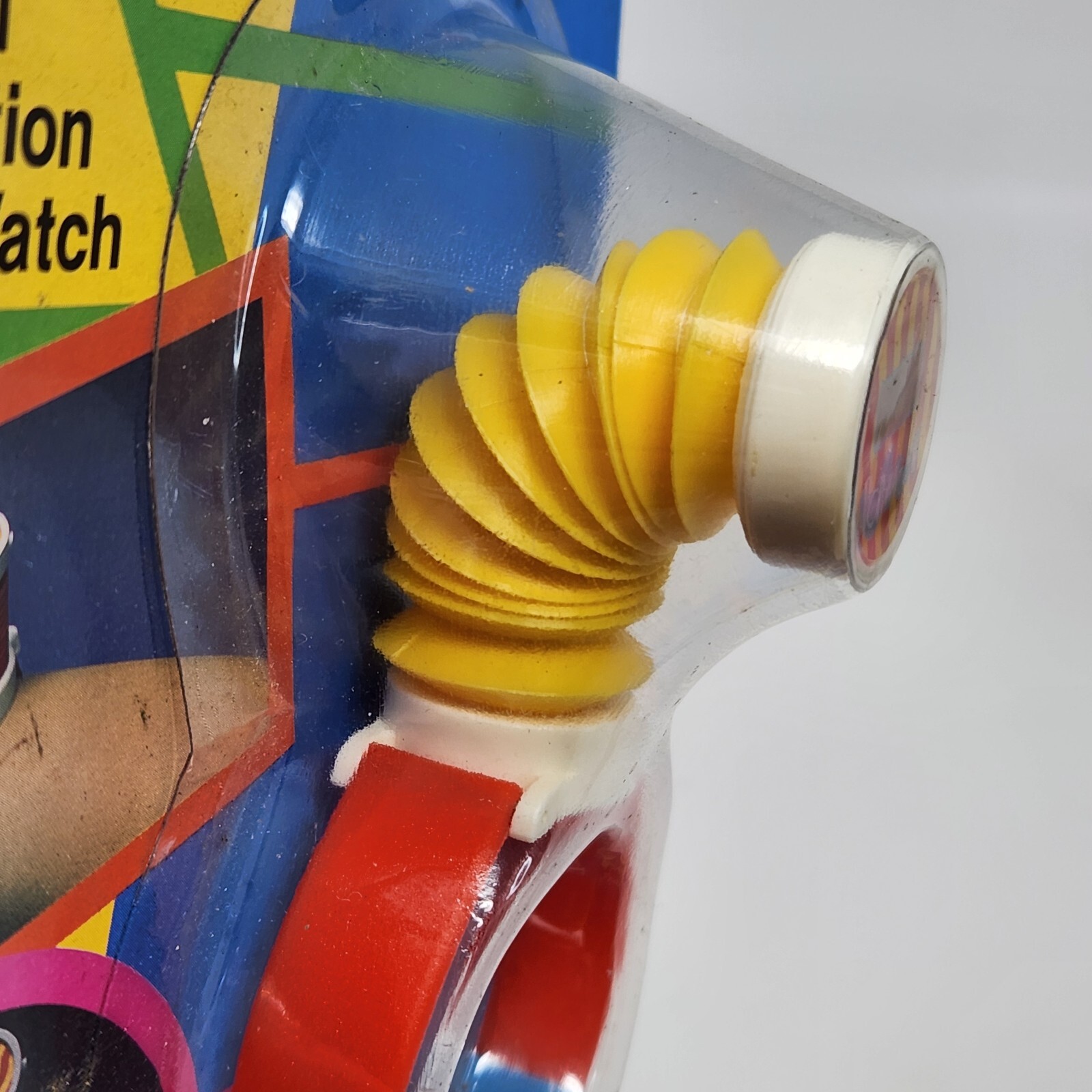 VINTAGE 1988 CAP TOYS POP WATCH DIGITAL WRIST WATCH NOS NEW SEALED RED YELLOW