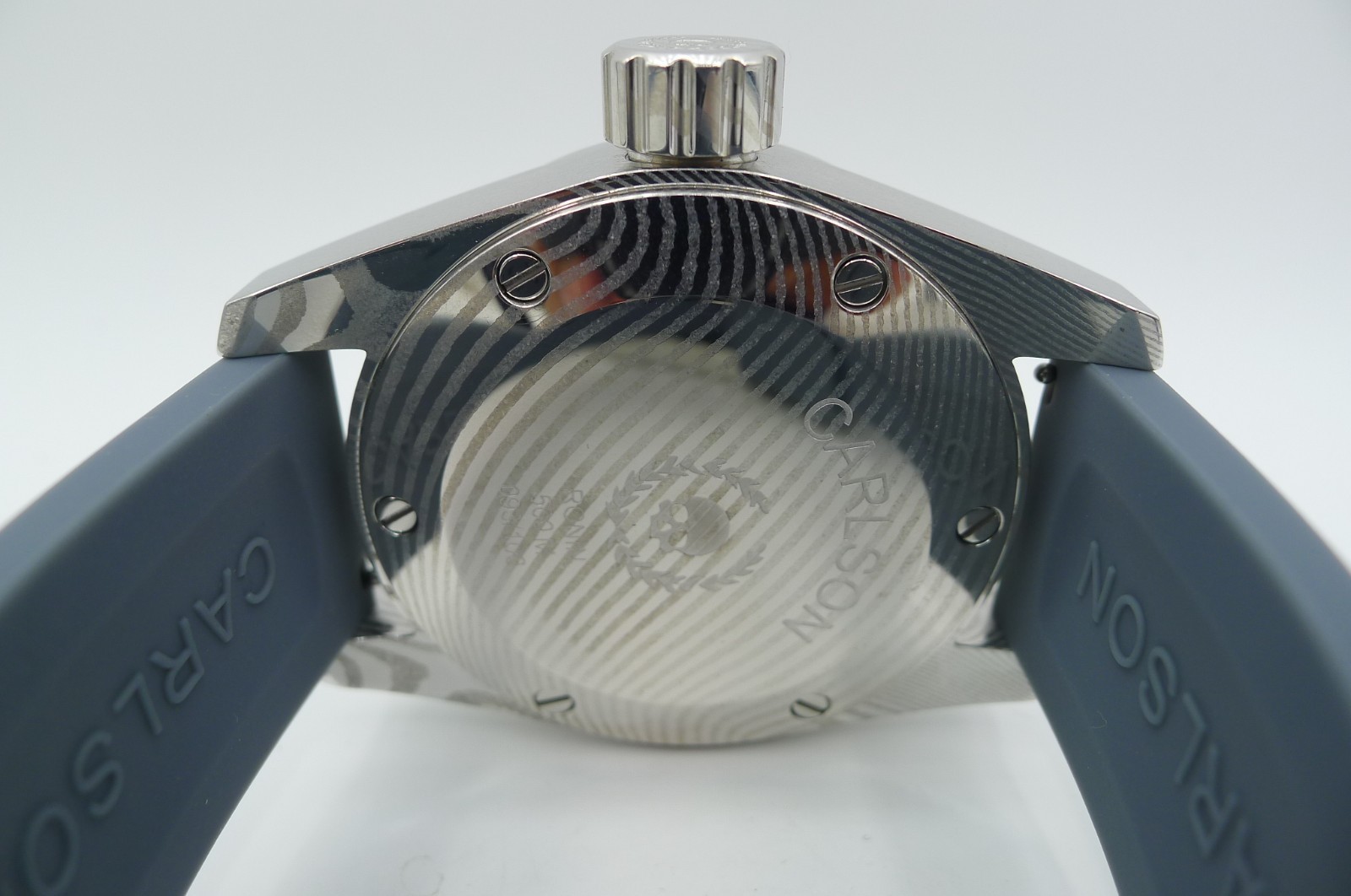 CARLSON RONIN 500M DAMASCUS STEEL DIVER SWISS ETA 2824 47MM VDB KAVENTSMANN NEW