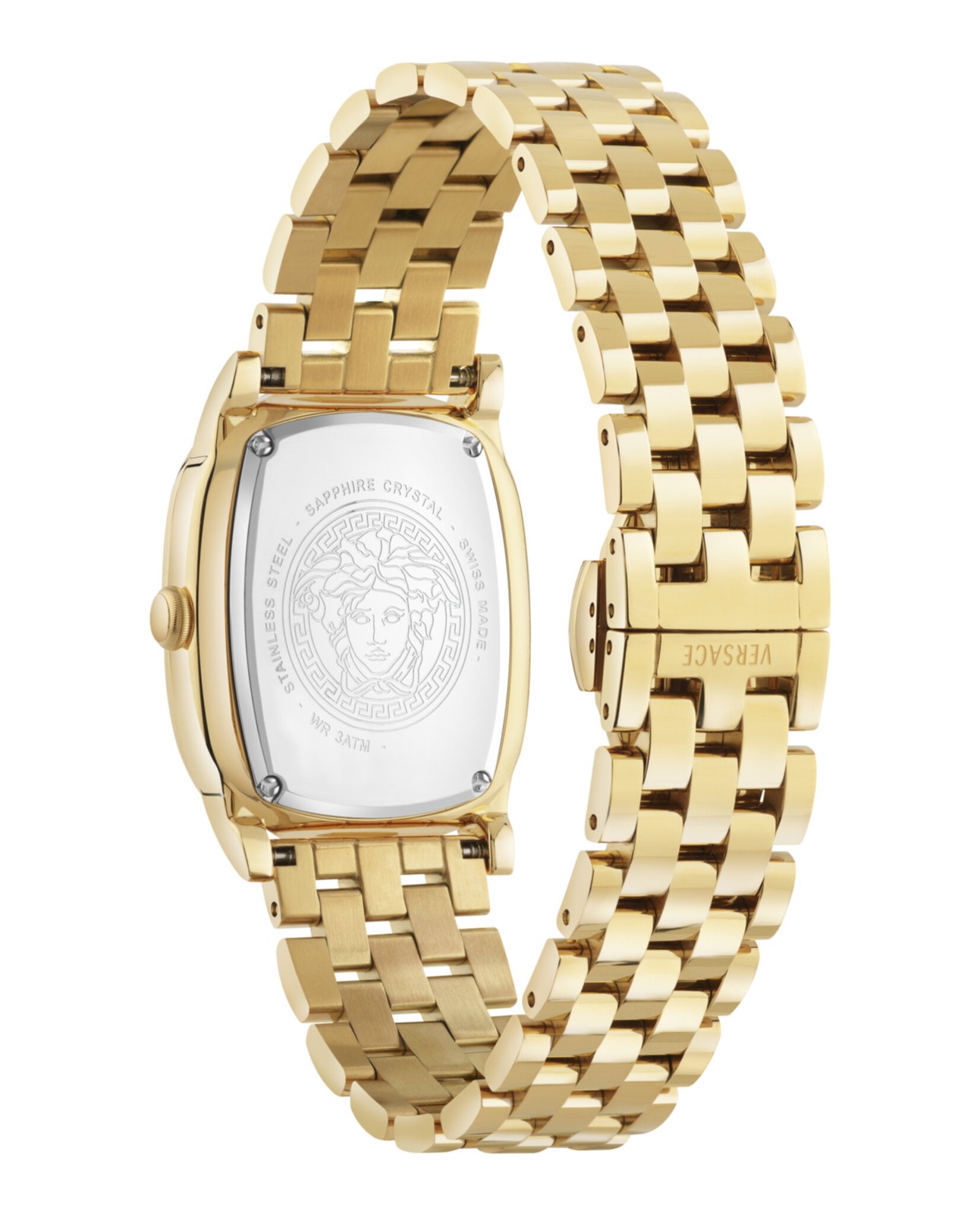 Versace Womens Gold 29mm Bracelet Fashion Watch