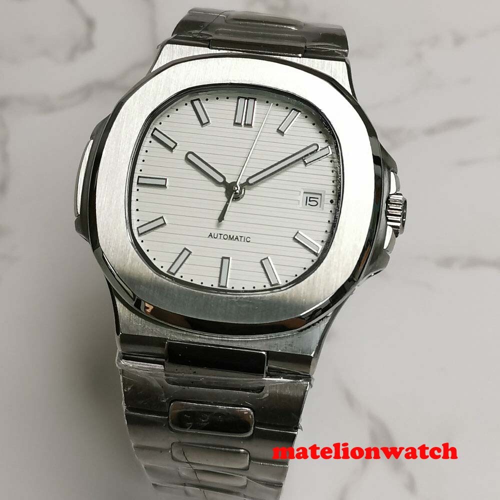 NH35A/PT5000/Miyota Square Automatic Mens Watch 40mm Sapphire Glass Date Bliger
