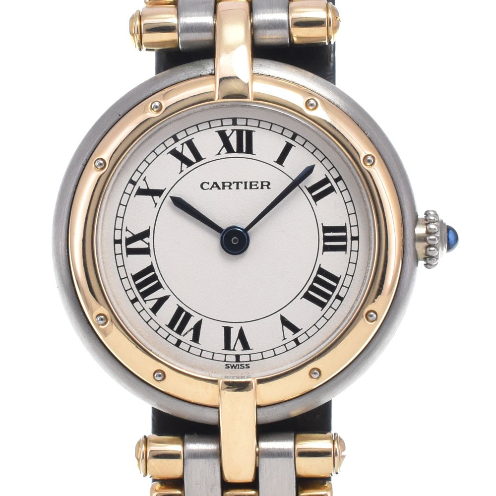 CARTIER PANTHERE Vendome SM 3 Row 84084244 Quartz Ladies Watch O#148684