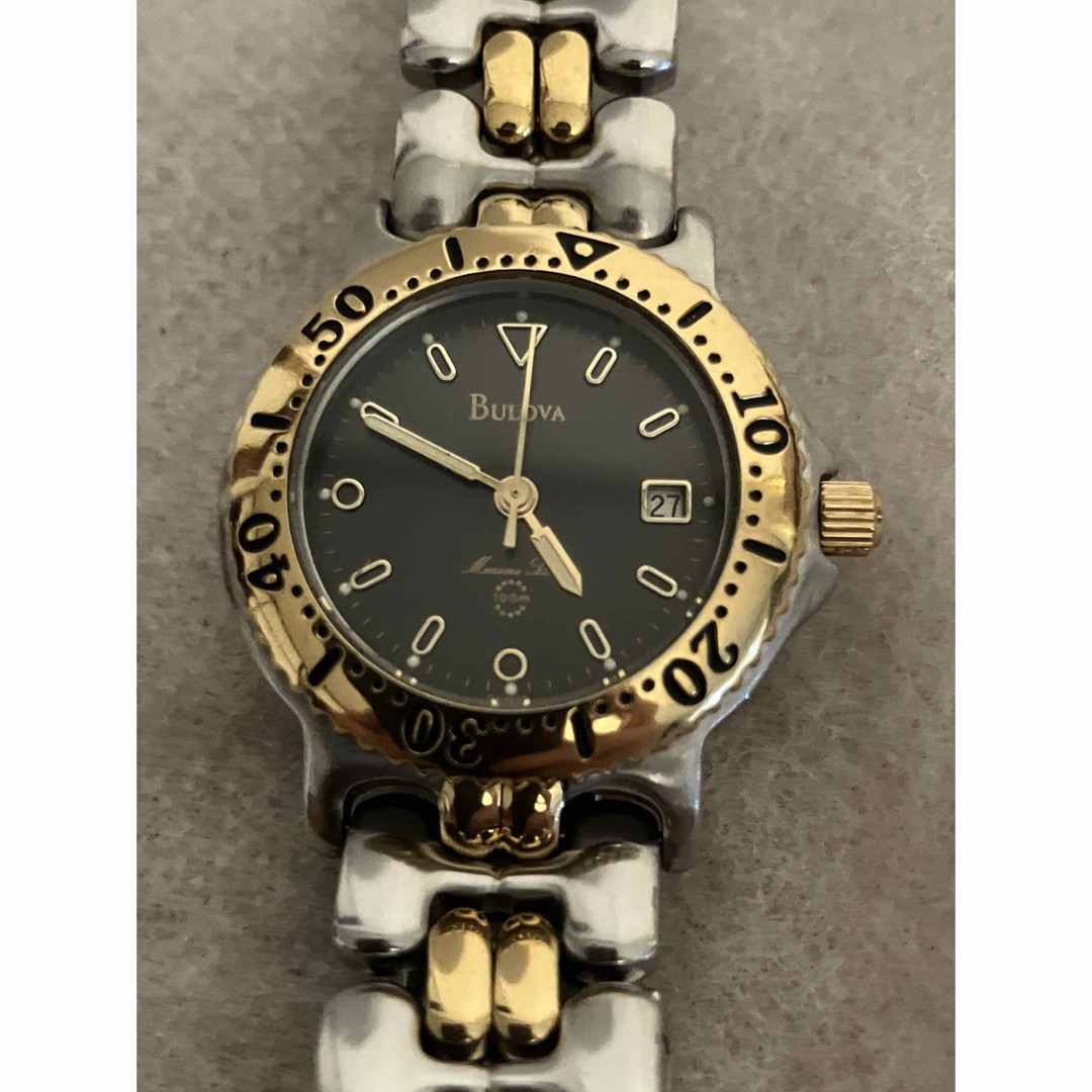 Working BULOVA Marine Star Ladies Watch New Battery