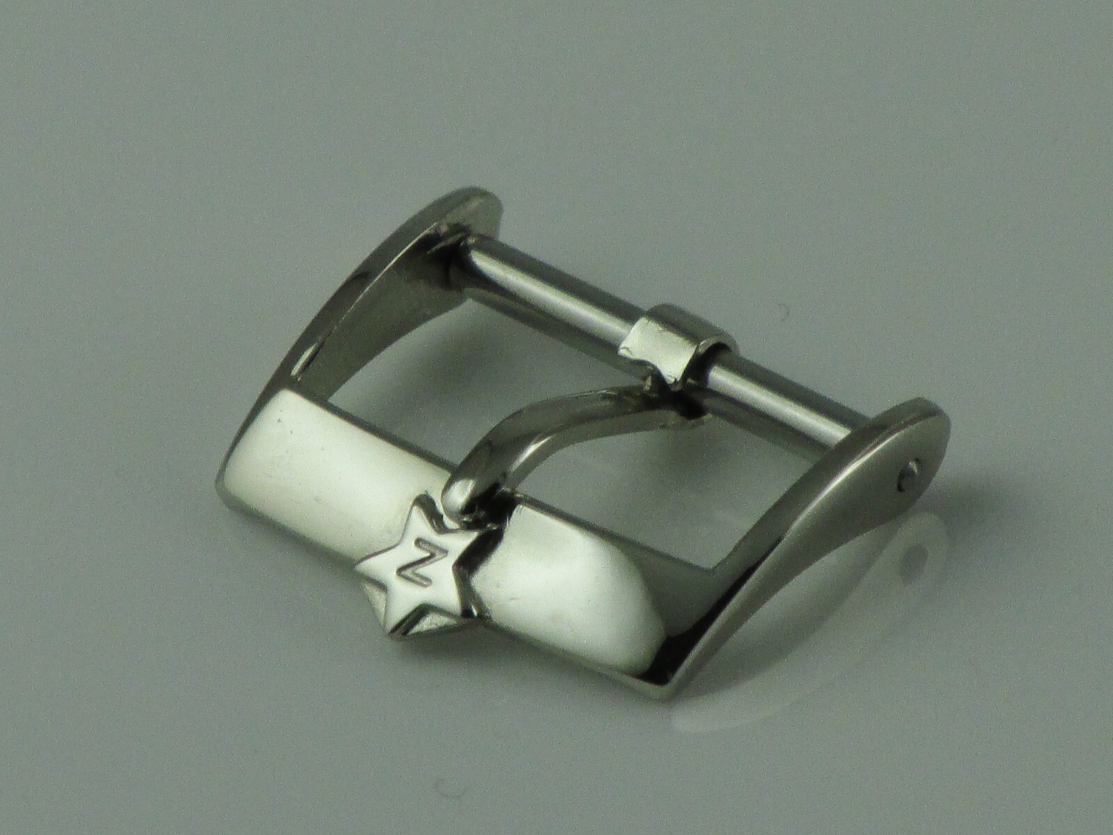 VINTAGE ZENITH STAR BUCKLE STEEL 16mm BUCKLE ZENITH STAR 16mm STEEL