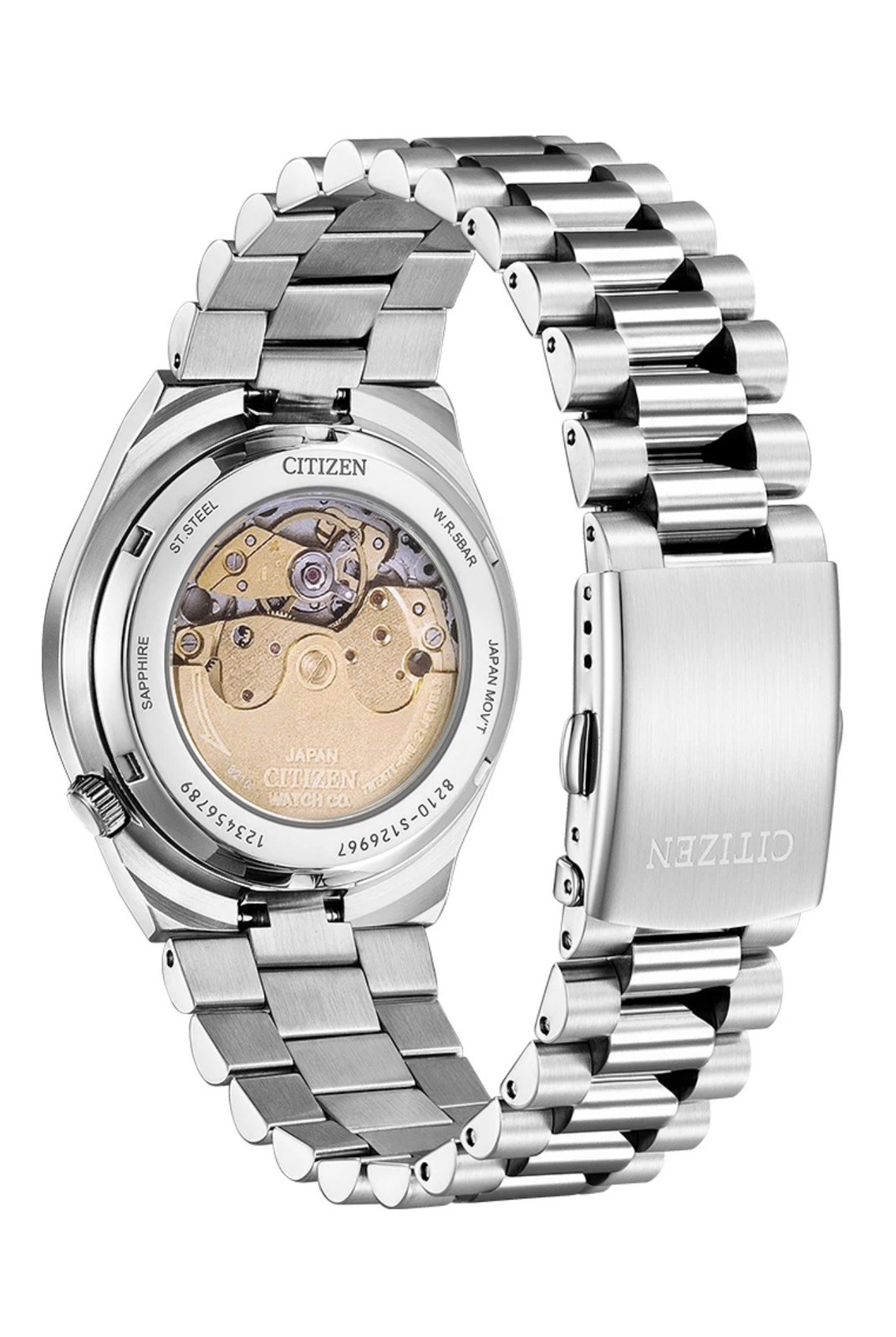Citizen Tsuyosa NJ0151-88L Automatic Blue Dial Sapphire Steel 40mm Watch NEW
