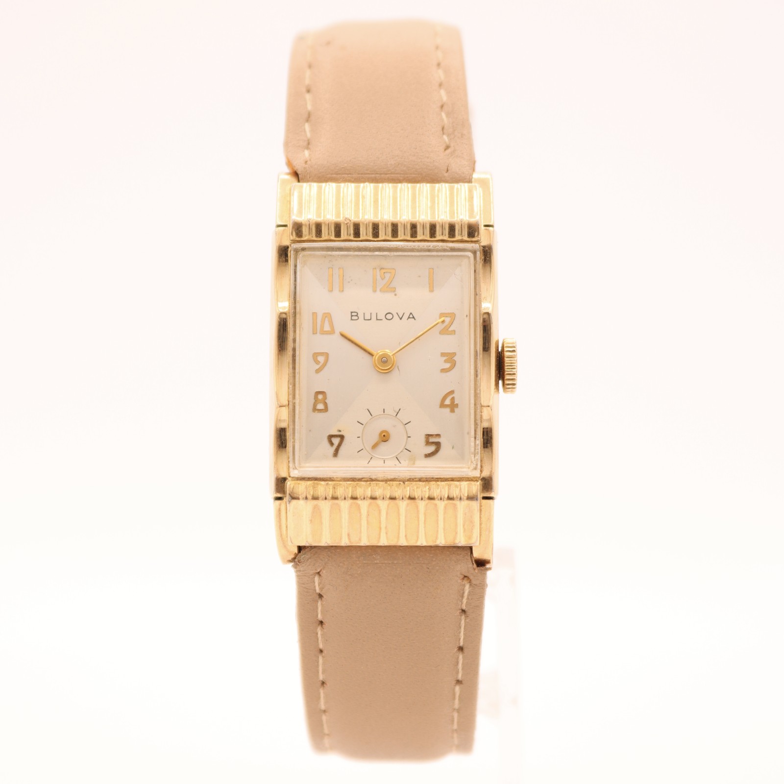 Vintage 34mm 1951 Bulova Academy Award “Q” Mechanical Wristwatch 10k Gold Filled