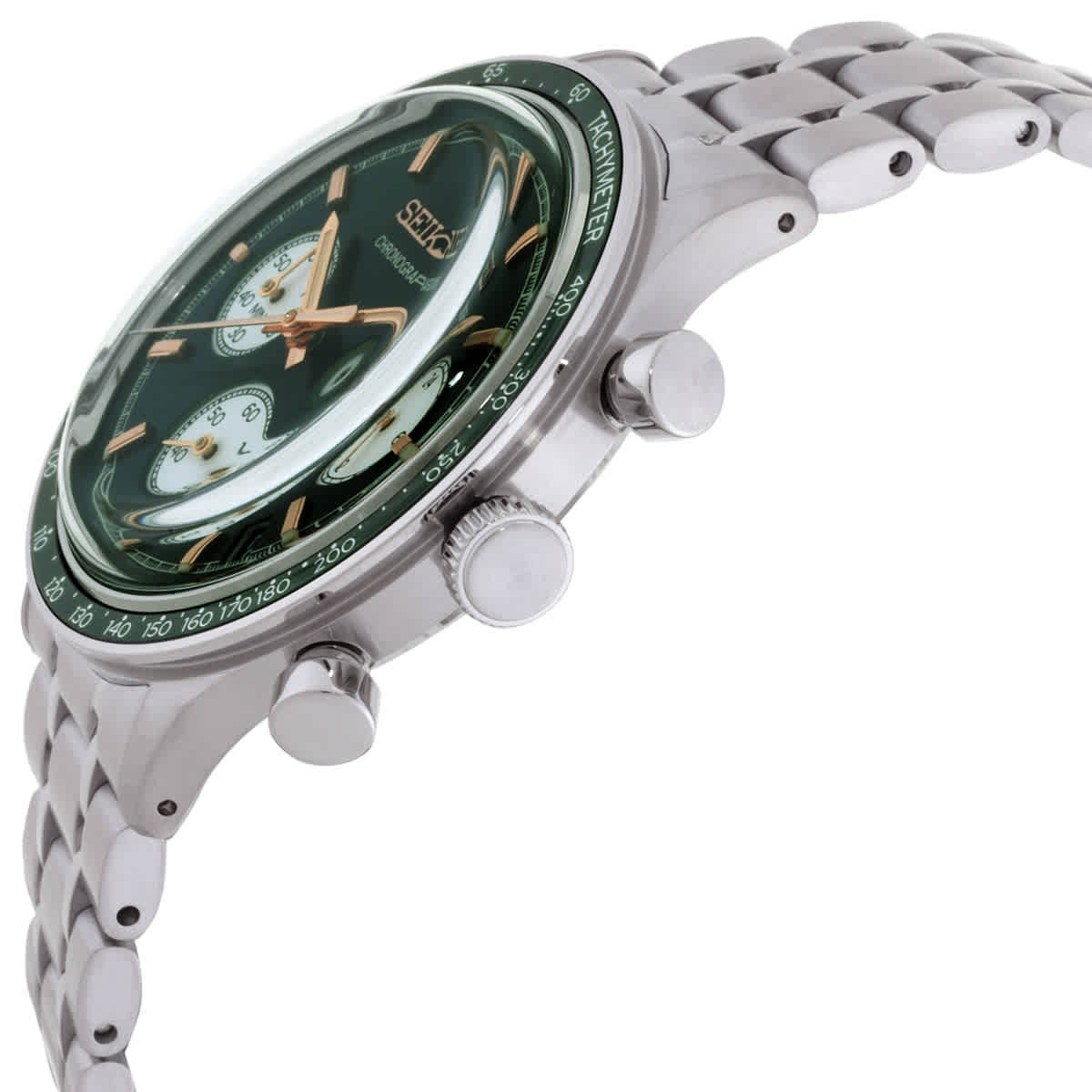 Seiko Chronograph Quartz Green Dial Men’s Watch SSB481P1