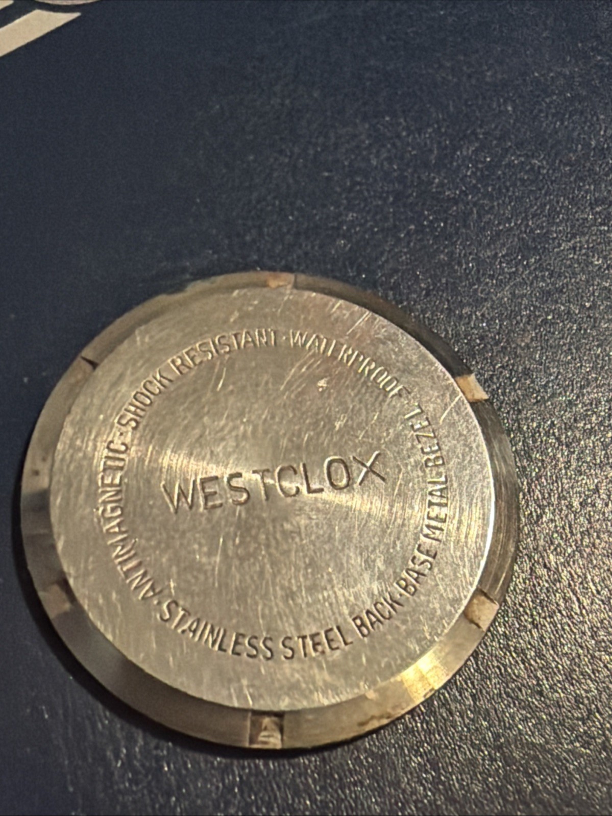 Vintage Westclox 17 Jewel Men’s Watch Running For Restoration Z13