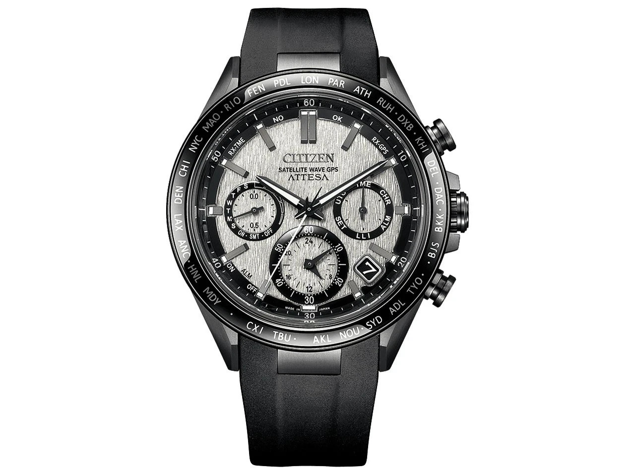 Citizen Attesa CC4055-14H Eco-Drive GPS Satellite Wave Radio Men’s Watch New