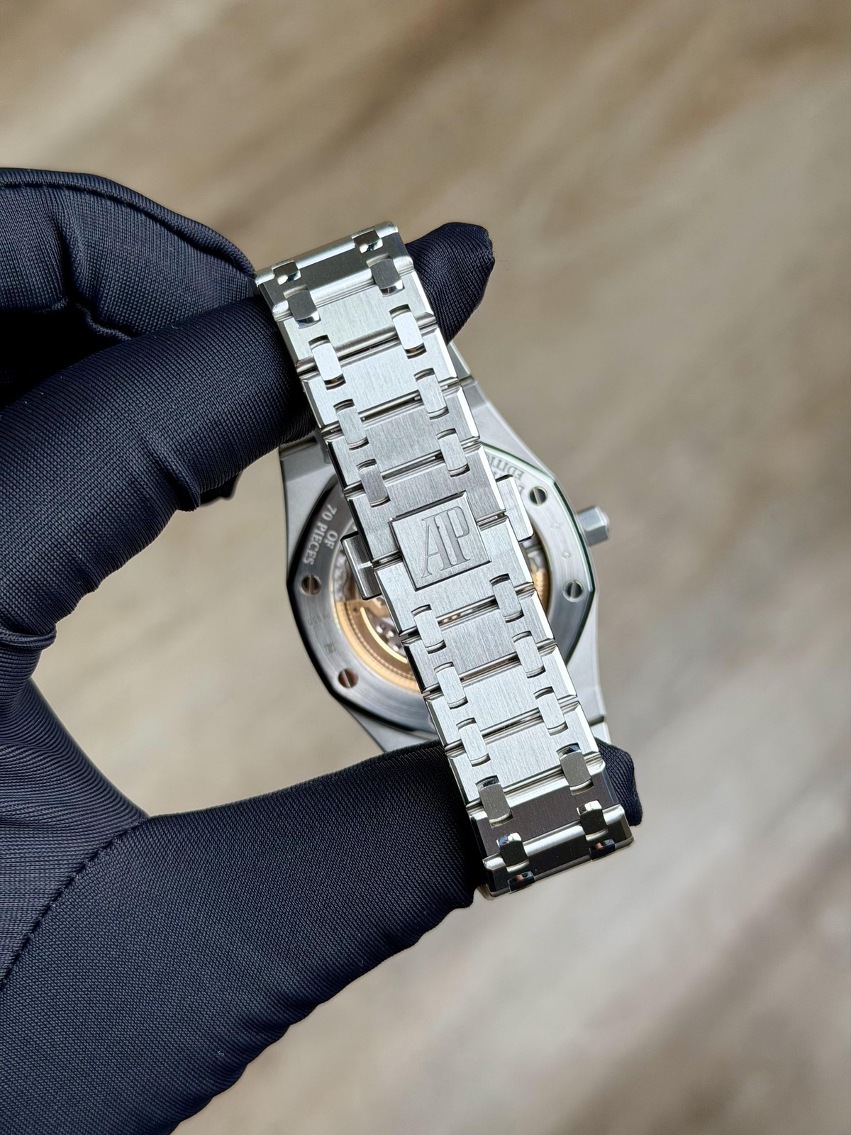 Audemars Piguet Royal Oak Jumbo Black Diamond Preowned 15206PT.OO.1240PT.01