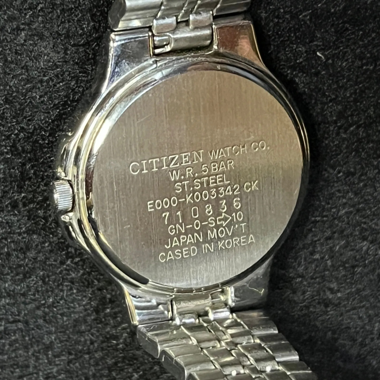 [Working Condition] CITIZEN ECO-DRIVE E000-K003342 Watch – Functionality Confirm