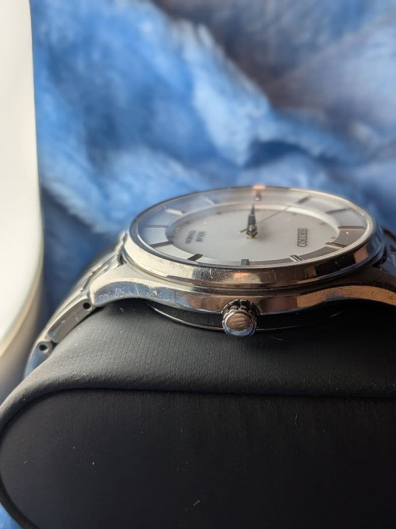 [Excellent Condition] SEIKO SBPX101 V157-0BX0 Titanium x Solar From Japan