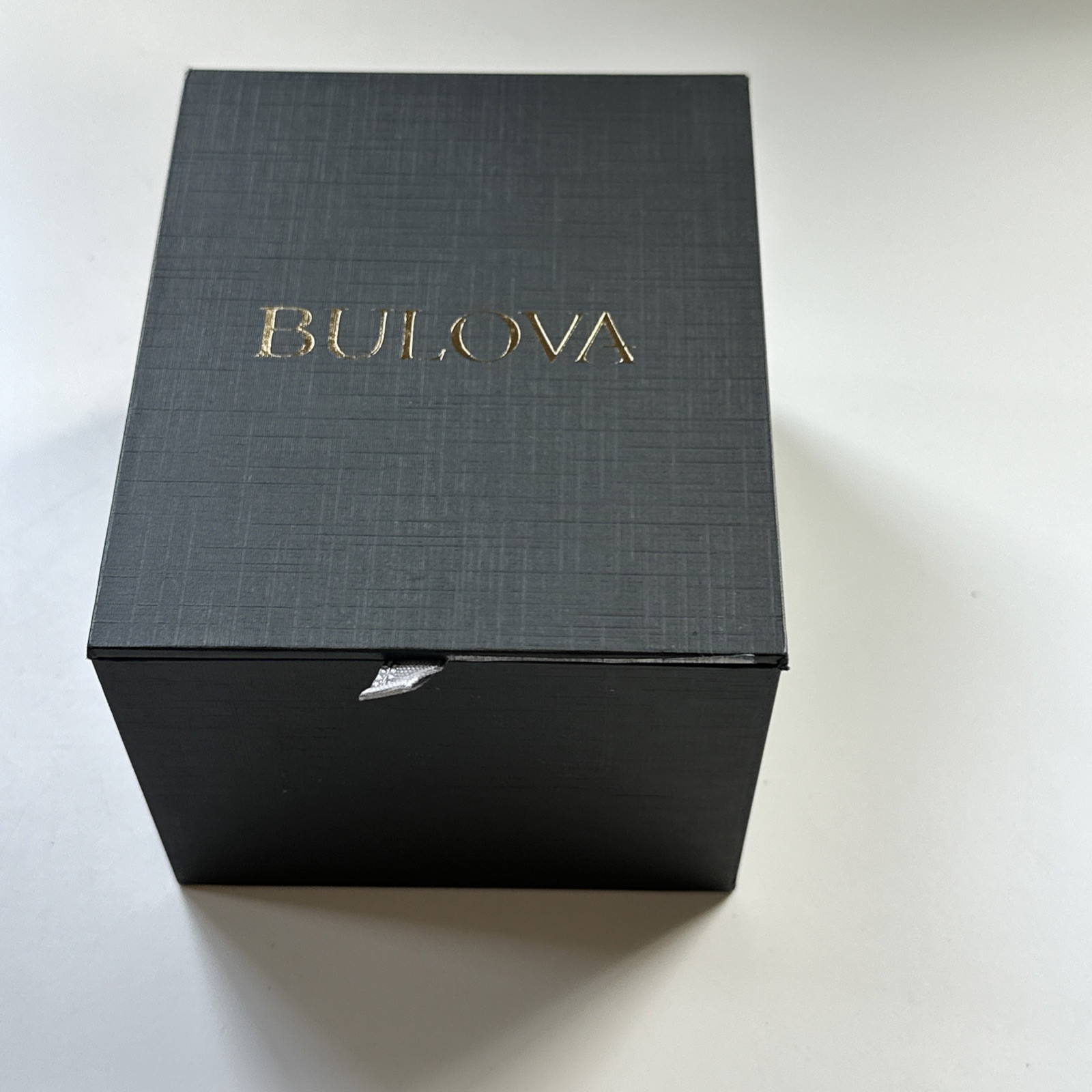Bulova Wilton Men’s Quartz Silver-Tone Blue Dial Watch 41MM 96B386
