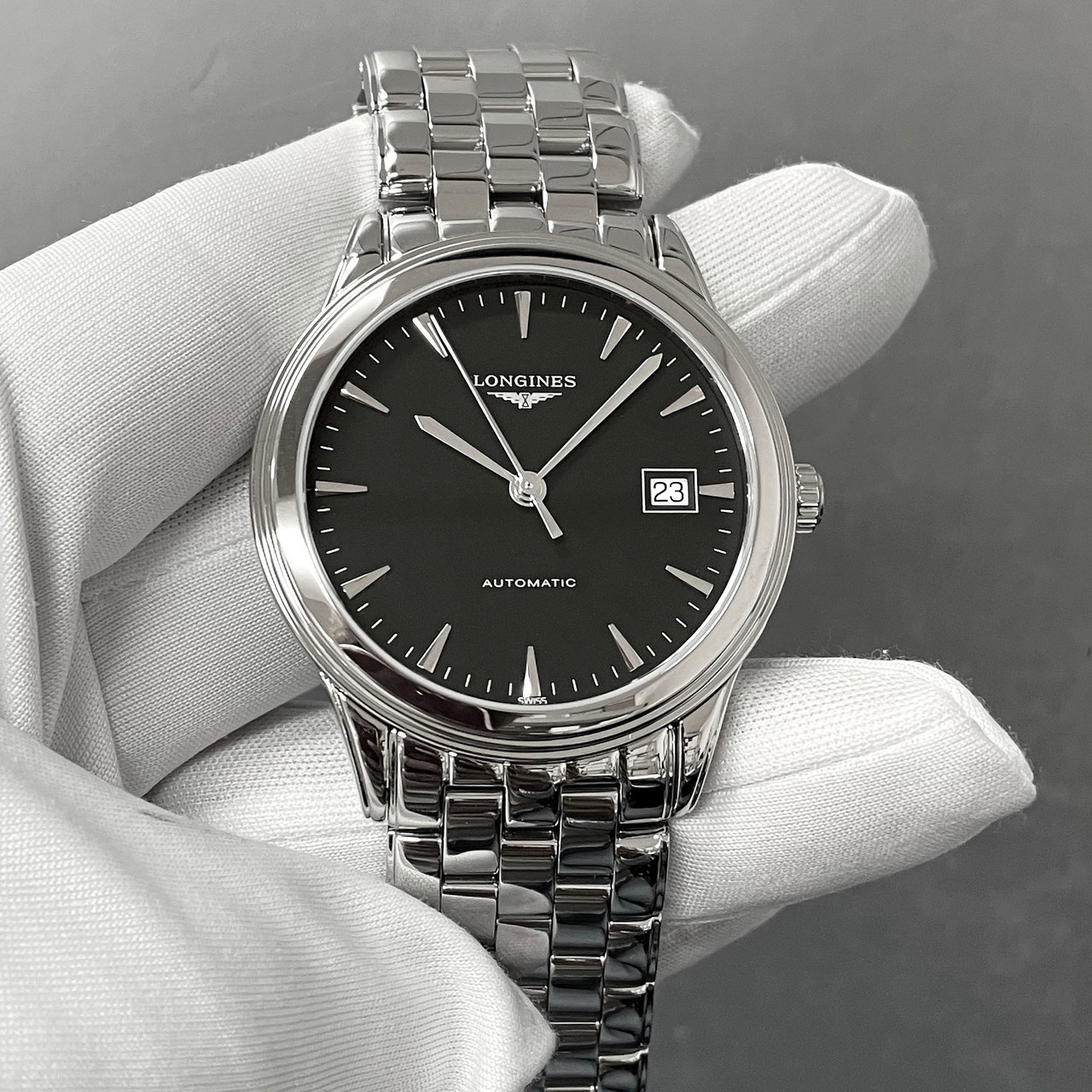 Longines Flagship Automatic 38mm Black Dial SS Men’s Watch L4.974.4.52.6