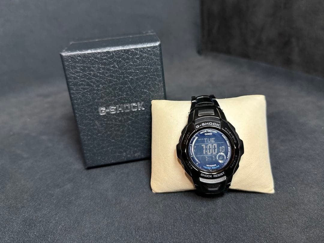 Casio G-SHOCK GW-700BTJ Radio Solar Black Watch Used