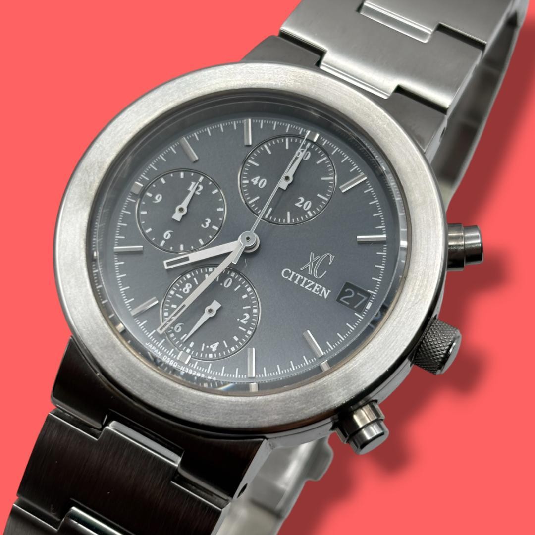 Citizen 0560 H25951 XC Chronograph Watch Mens Quartz Timepiece Classic