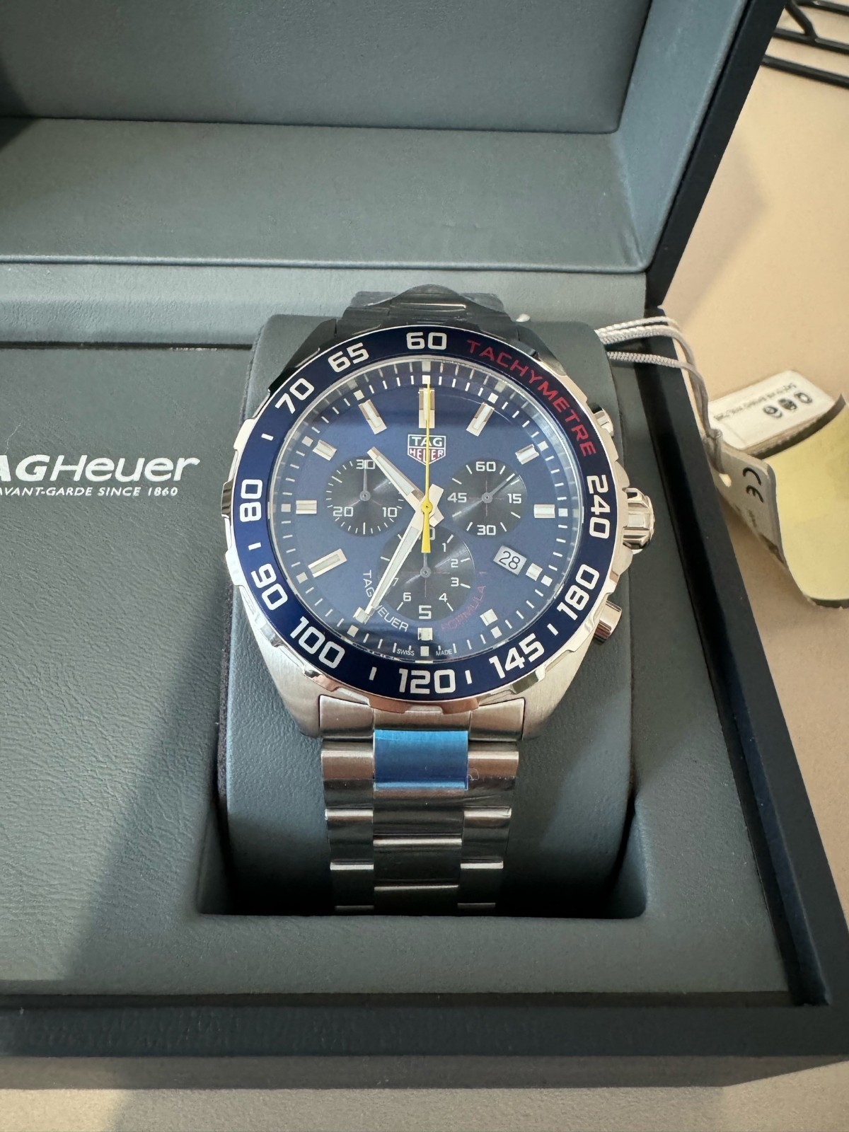 TAG HEUER Formula 1 Red Bull Racing Quartz Chronograph Blue Men’s Watch CAZ101AB