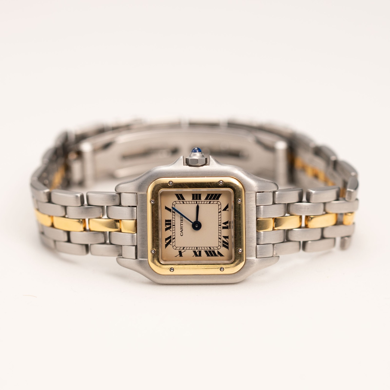 Panthere de Cartier Small One-Row Watch Yellow Gold & Steel