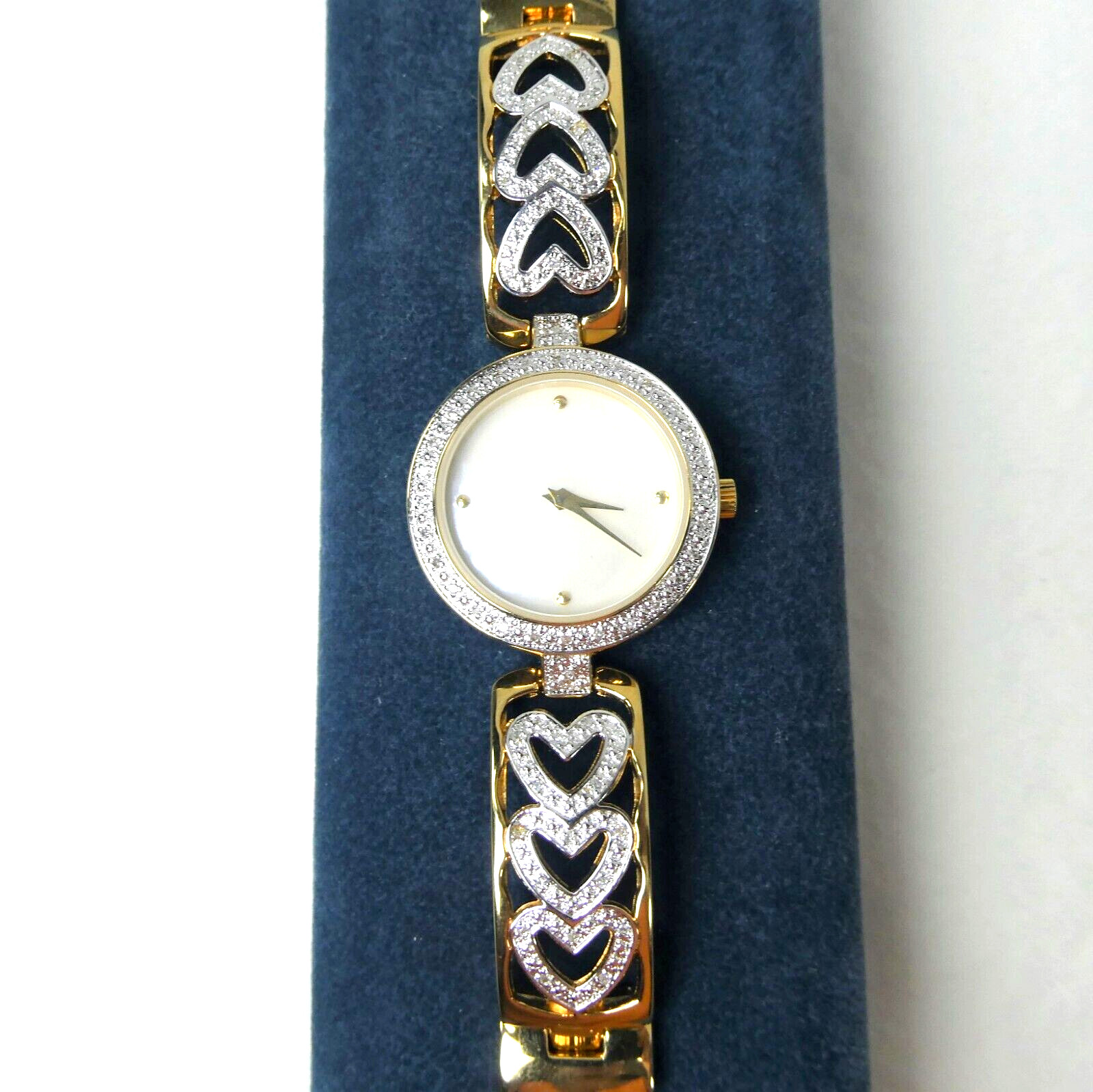 New Bradford Exchange Love Always Diamond Heart Watch With Engraving
