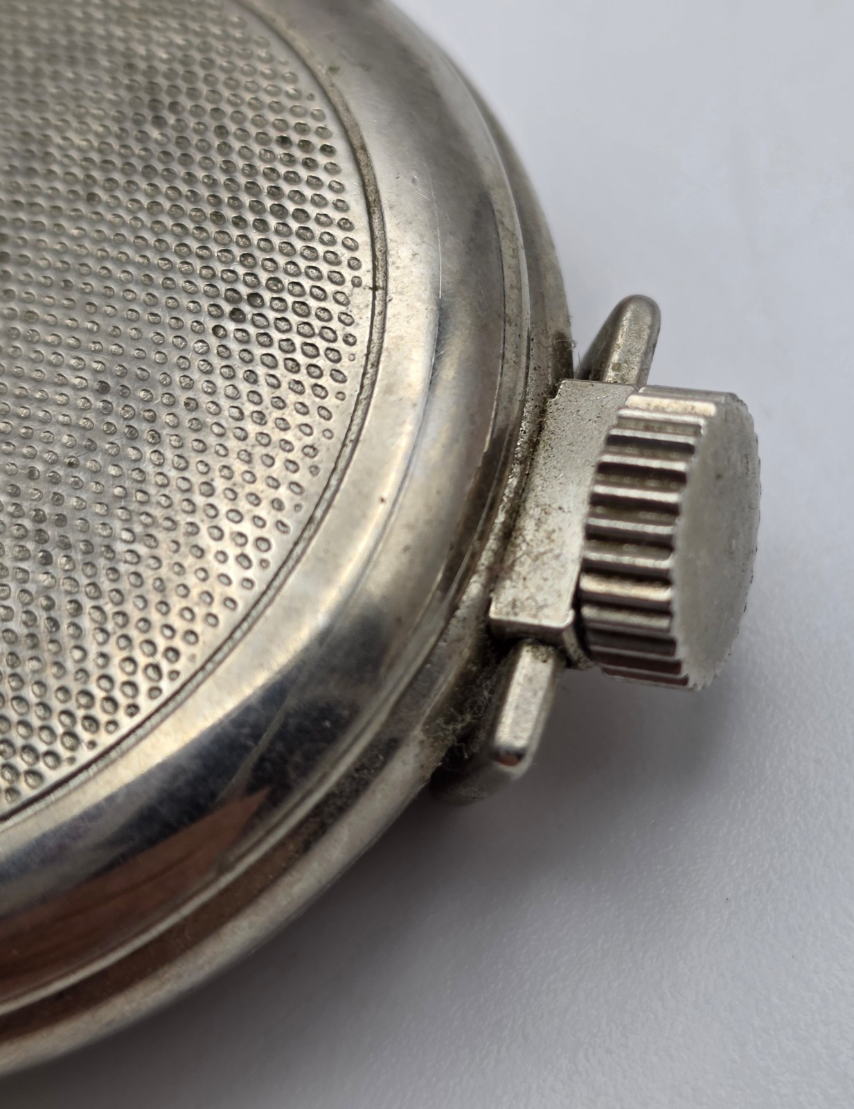 Westclox Scotty Black Dial Manual Wind Pocket Watch USA Working Vintage