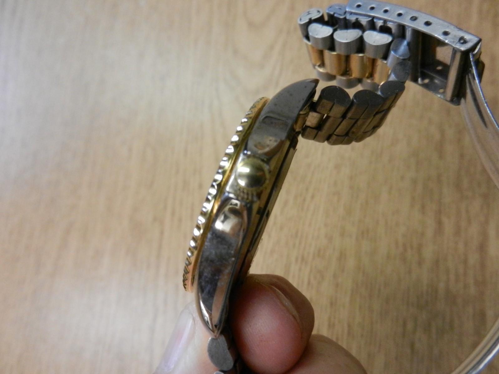 Sergio Valente Pepsi Style Quartz Watch 40MM Not Running * Needs Battery Parts