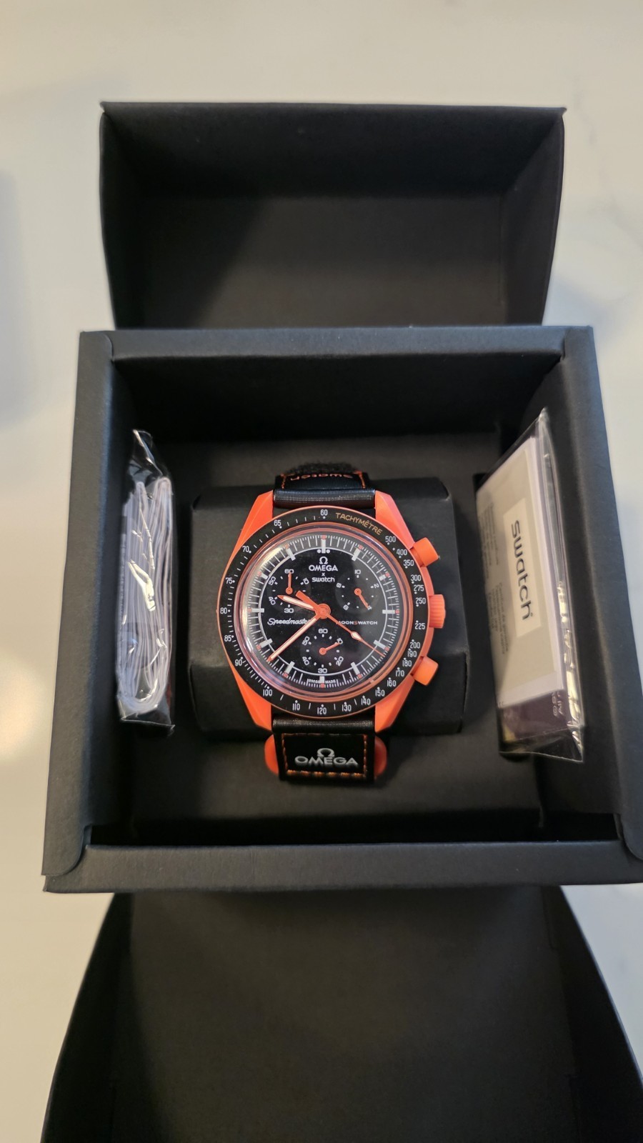*New!* Omega x Swatch Mission On Earth – Lava