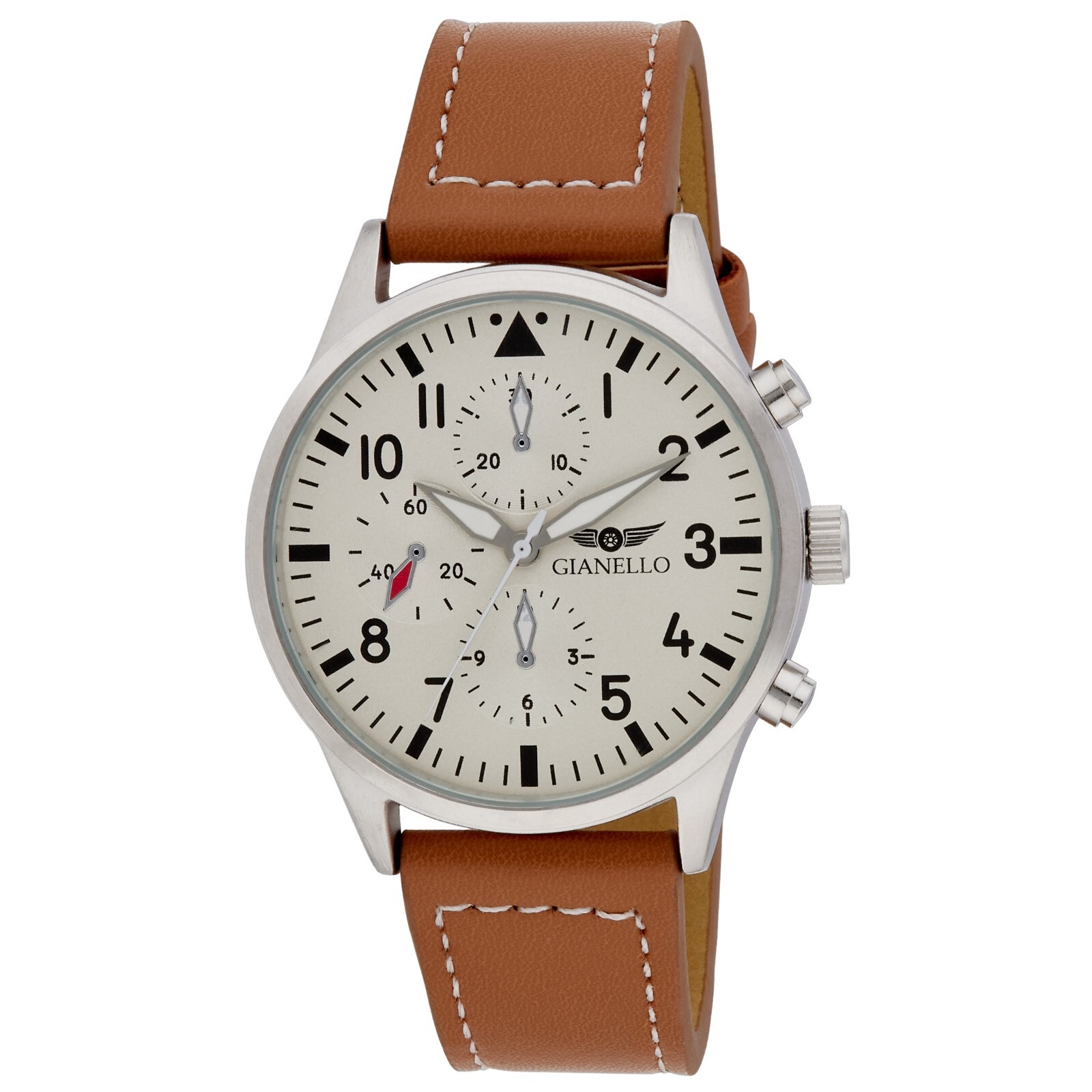 Gianello Men’s Prato Strap Watch – 4 Colors Available