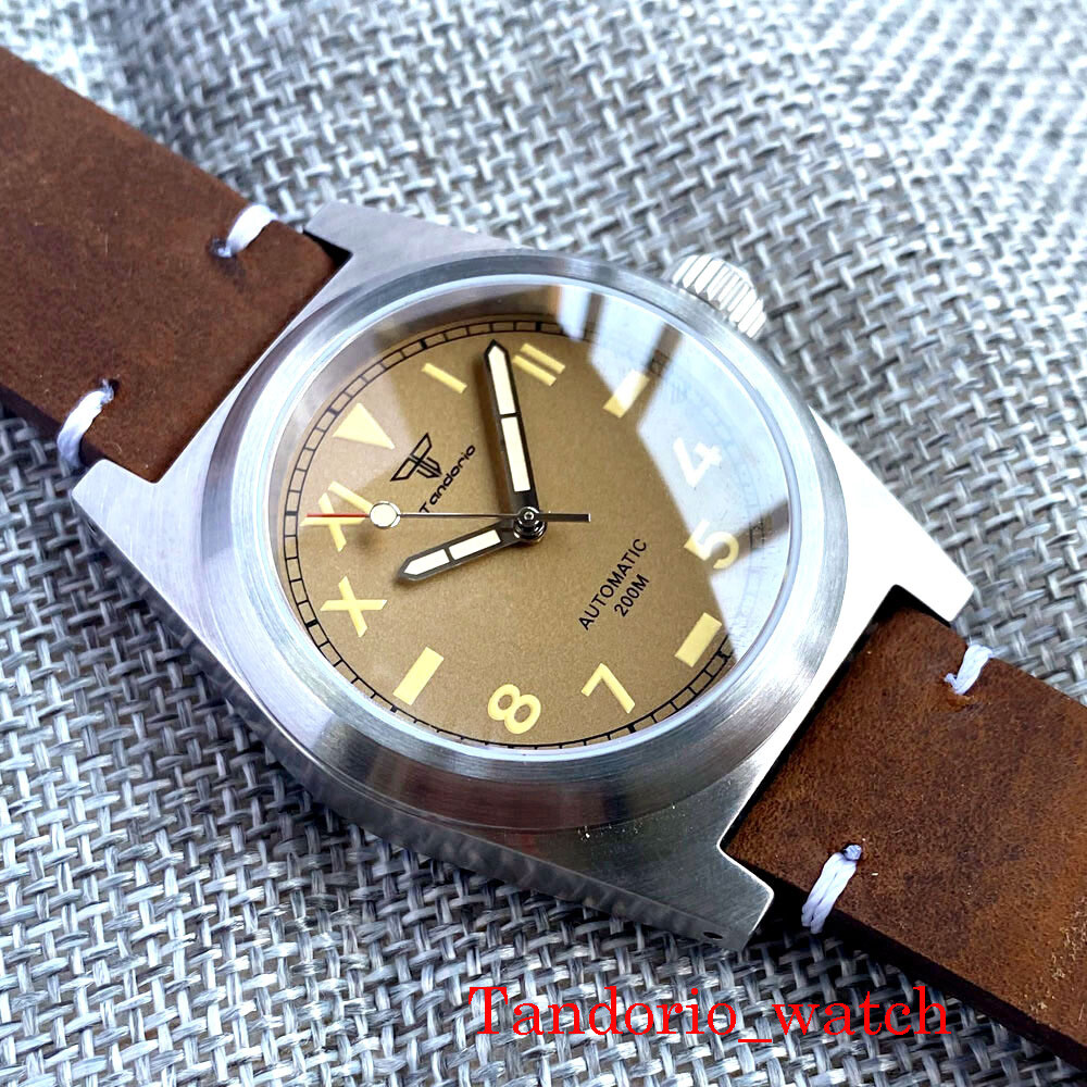 38mm Japan NH35A PT5000 Auto Men’s Watch California Dial Sapphire Glass 20ATM