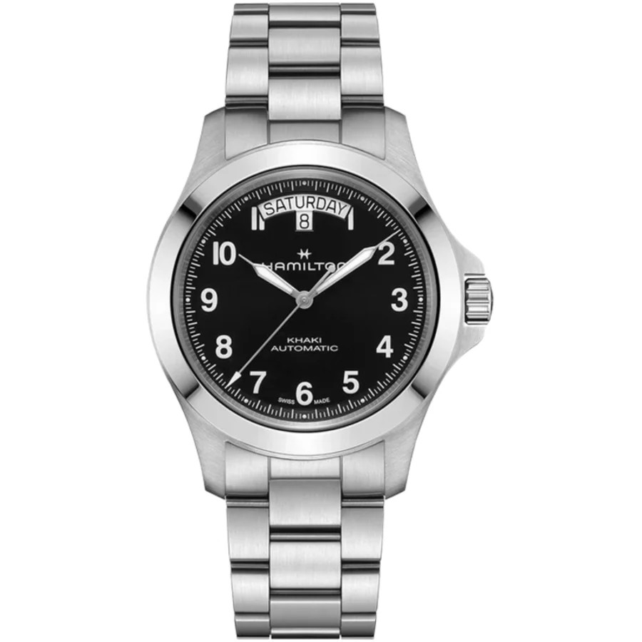 New Hamilton Khaki Field King Auto Day-Date Black Dial Men’s Watch H64475131