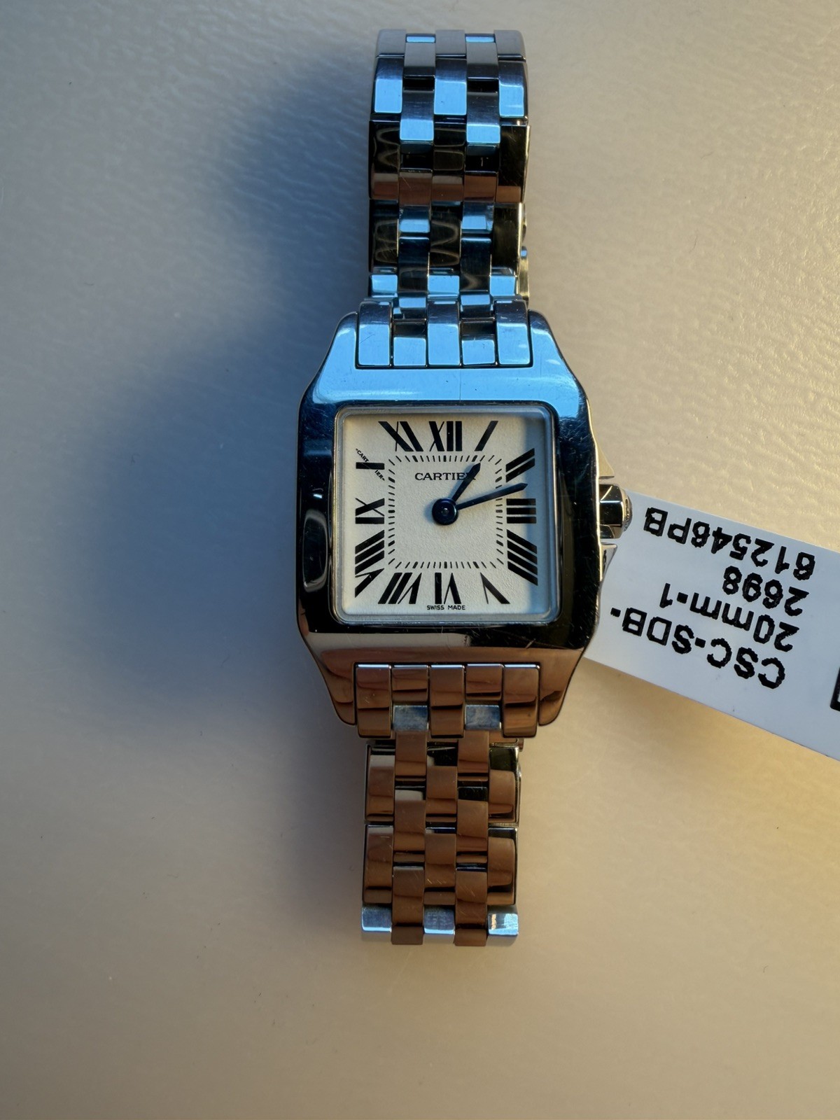 Santos de Cartier Demoiselle Small 20mm Steel Watch W25064Z5