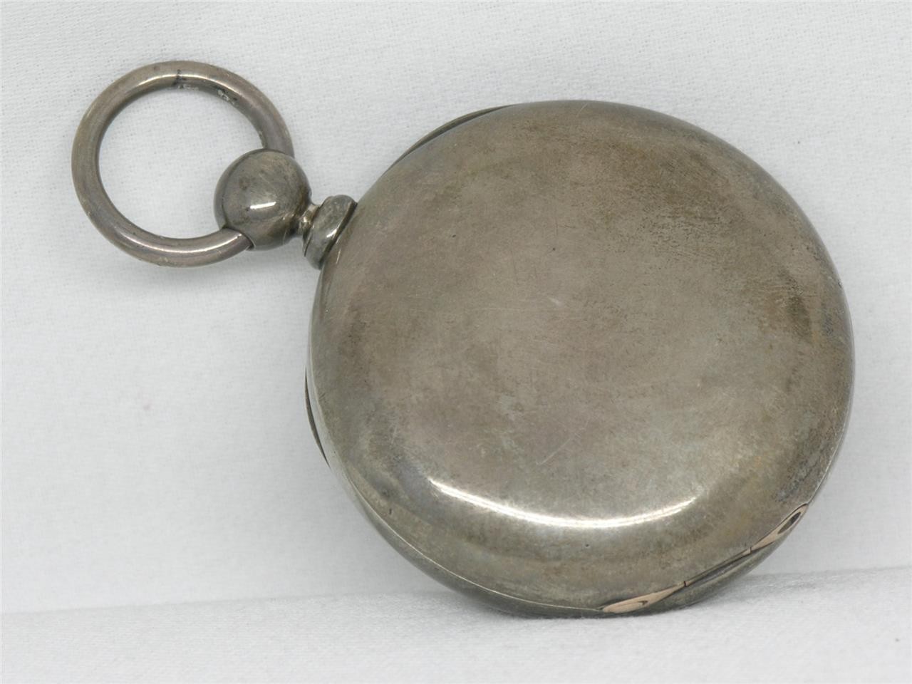 1876 CENTENNIAL WALTHAM 18 SIZE PS BARTLETT COIN SILVER POCKET WATCH, RUNNING!