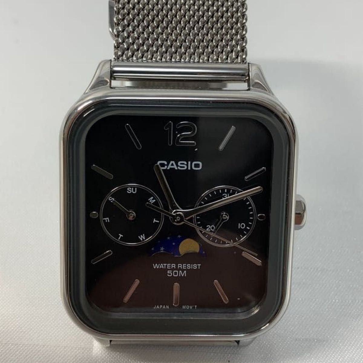 Excellent Condition CASIO MTP M305 Casio Moon Face Wristwatch Working Condition