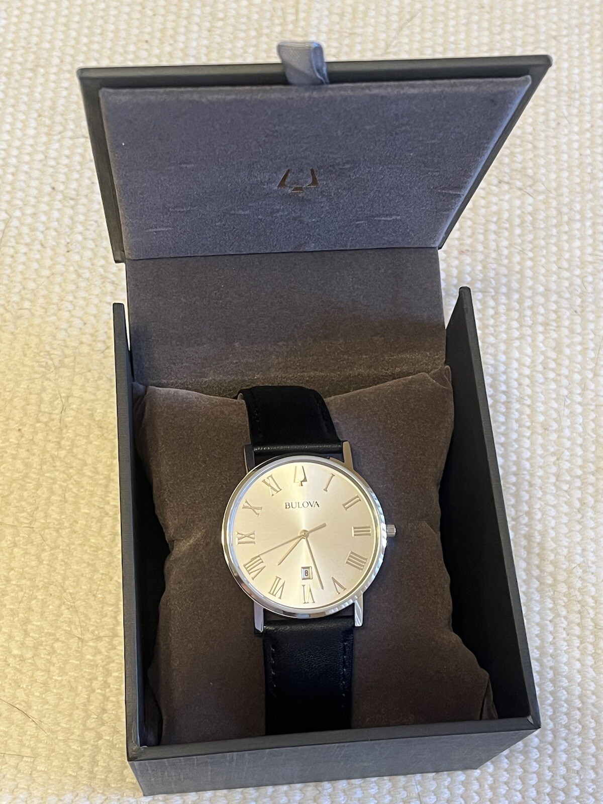 Bulova American Clipper Silver Men’s Watch – 96B312