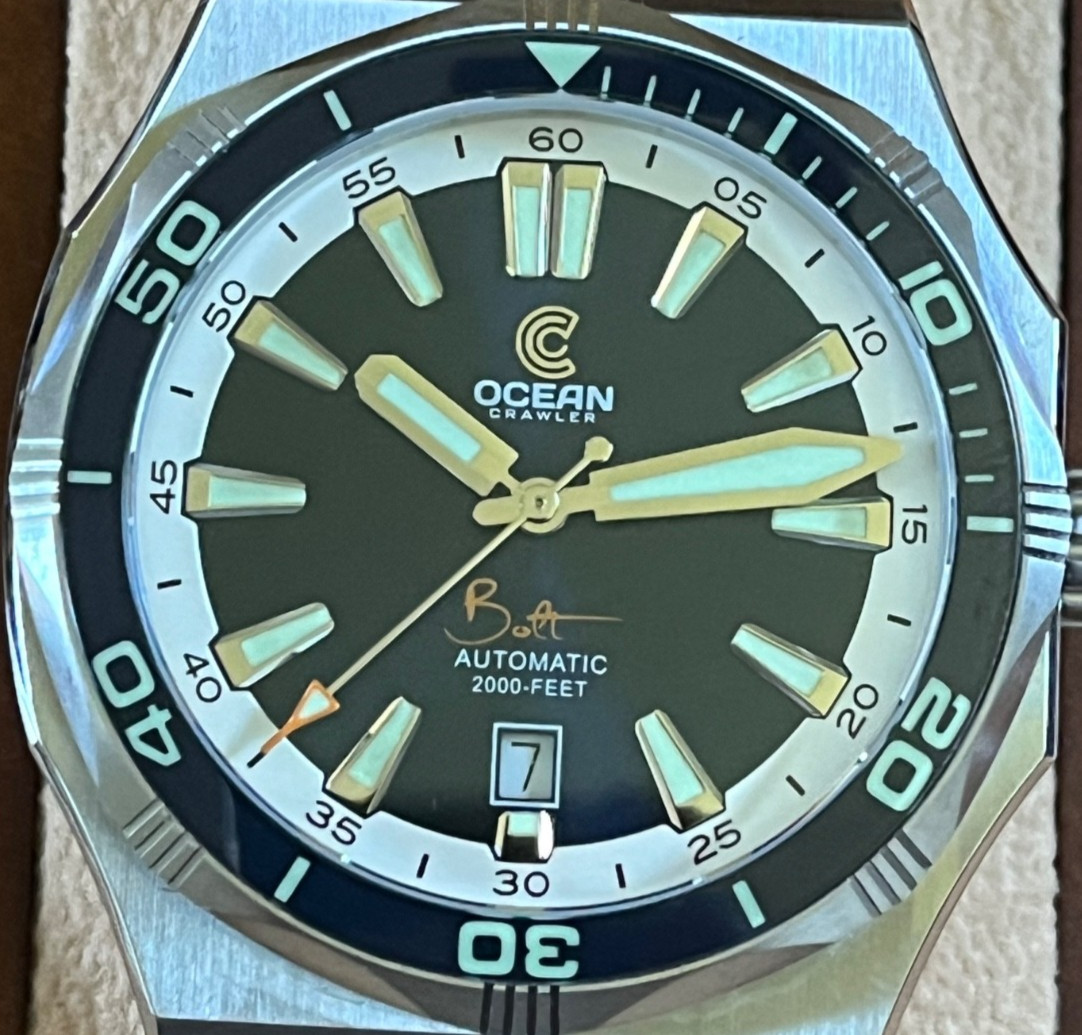 Ocean Crawler Bolt Blue Men’s Automatic Watch