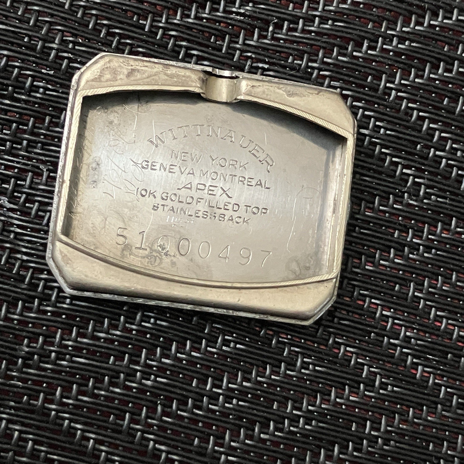 Wittnauer Revue Manual Wind Rare Vintage Mens Watch