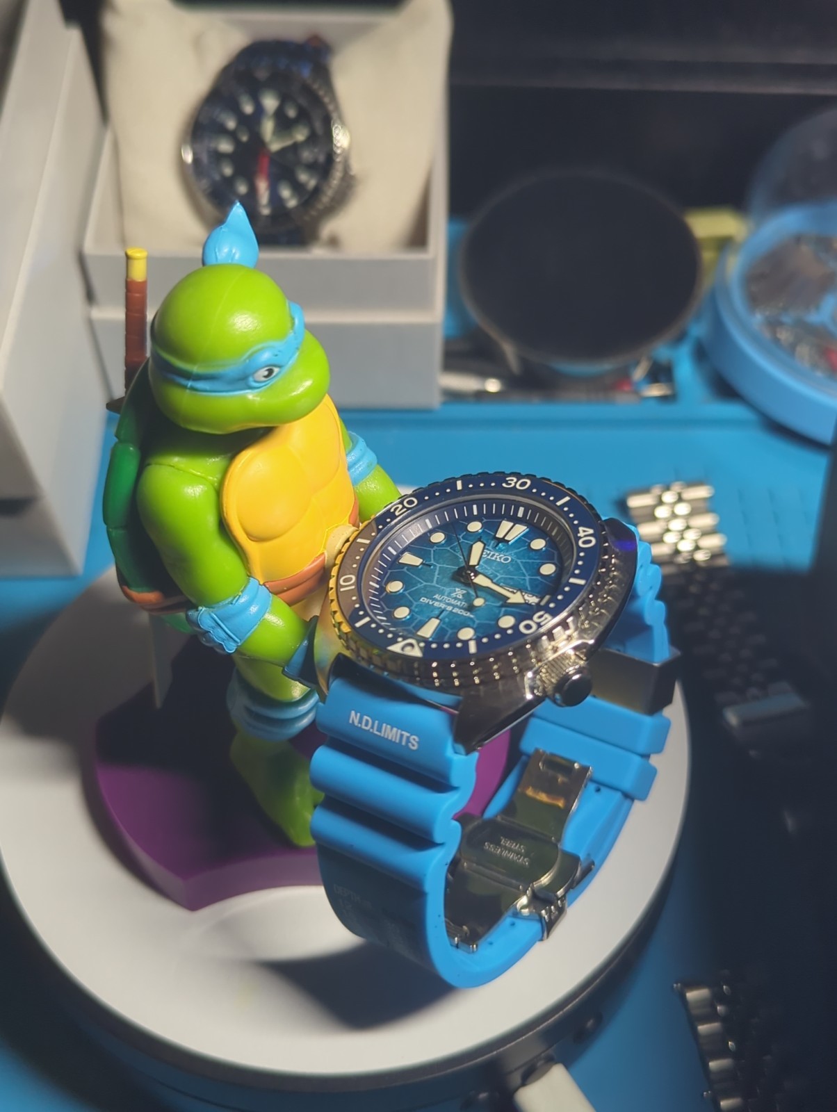 Mint Seiko Prospex Blue Unisex Adult Watch – SRPH59 Full Set
